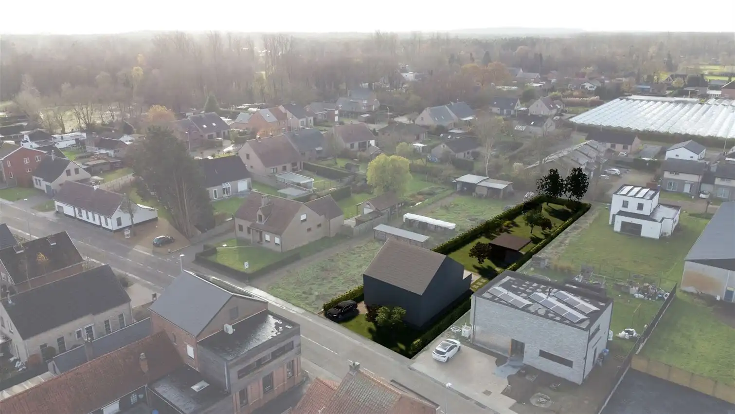 Bouwgrond 1052 m² voor OB ZWgerichte tuinzijde foto 2