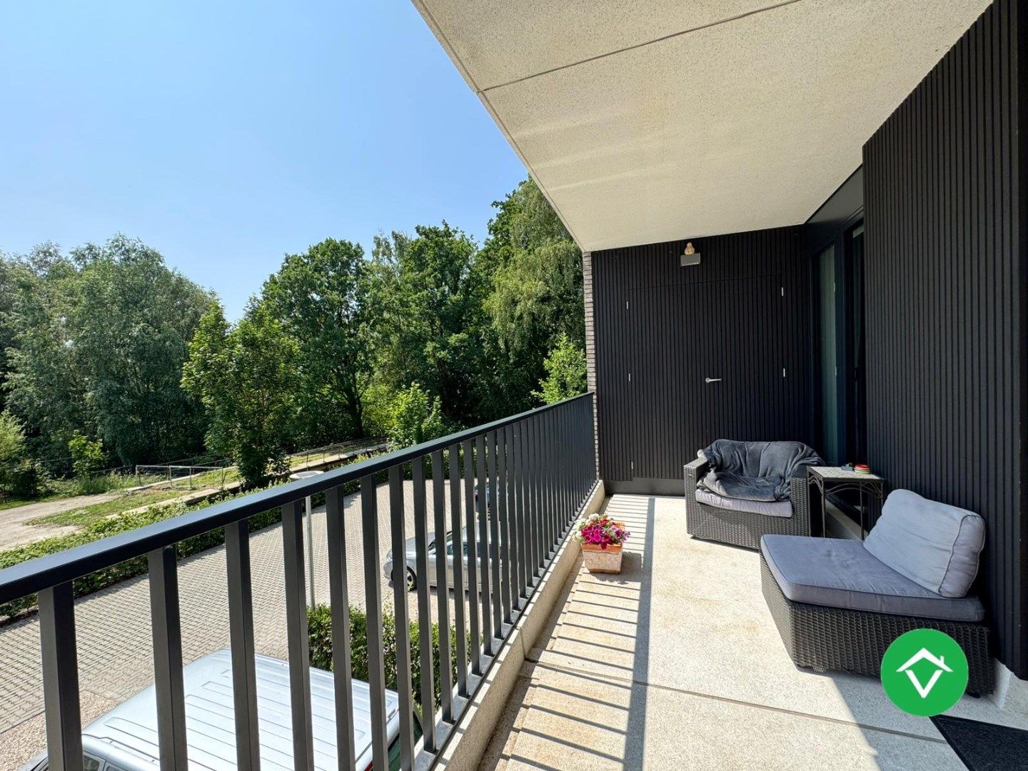 Modern 1-slaapkamerappartement met ruim terras aan de Vaartdijk in Brugge – EPC A foto 4