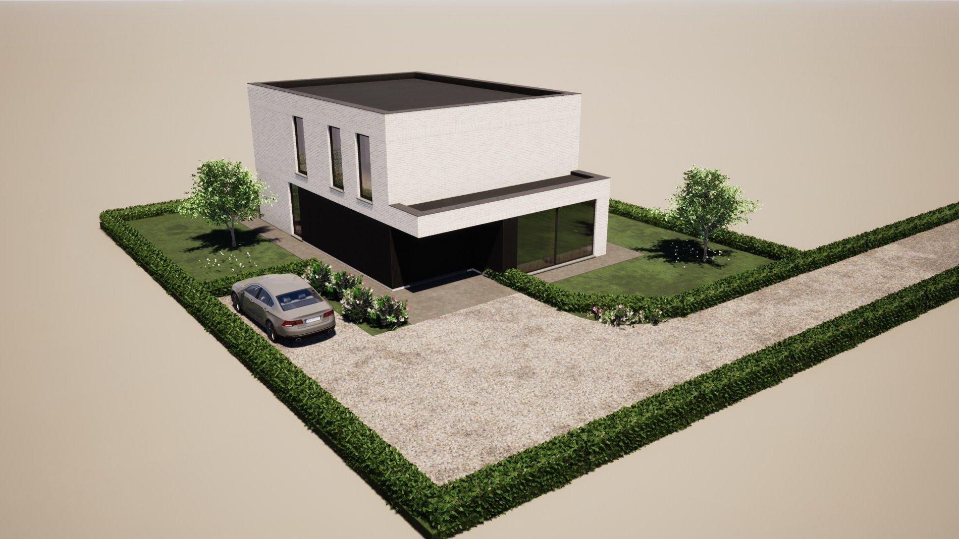 Rustig gelegen bouwgrond 786 m² te Bulskamp (vlakbij Veurne).  foto {{pictureIndex}}