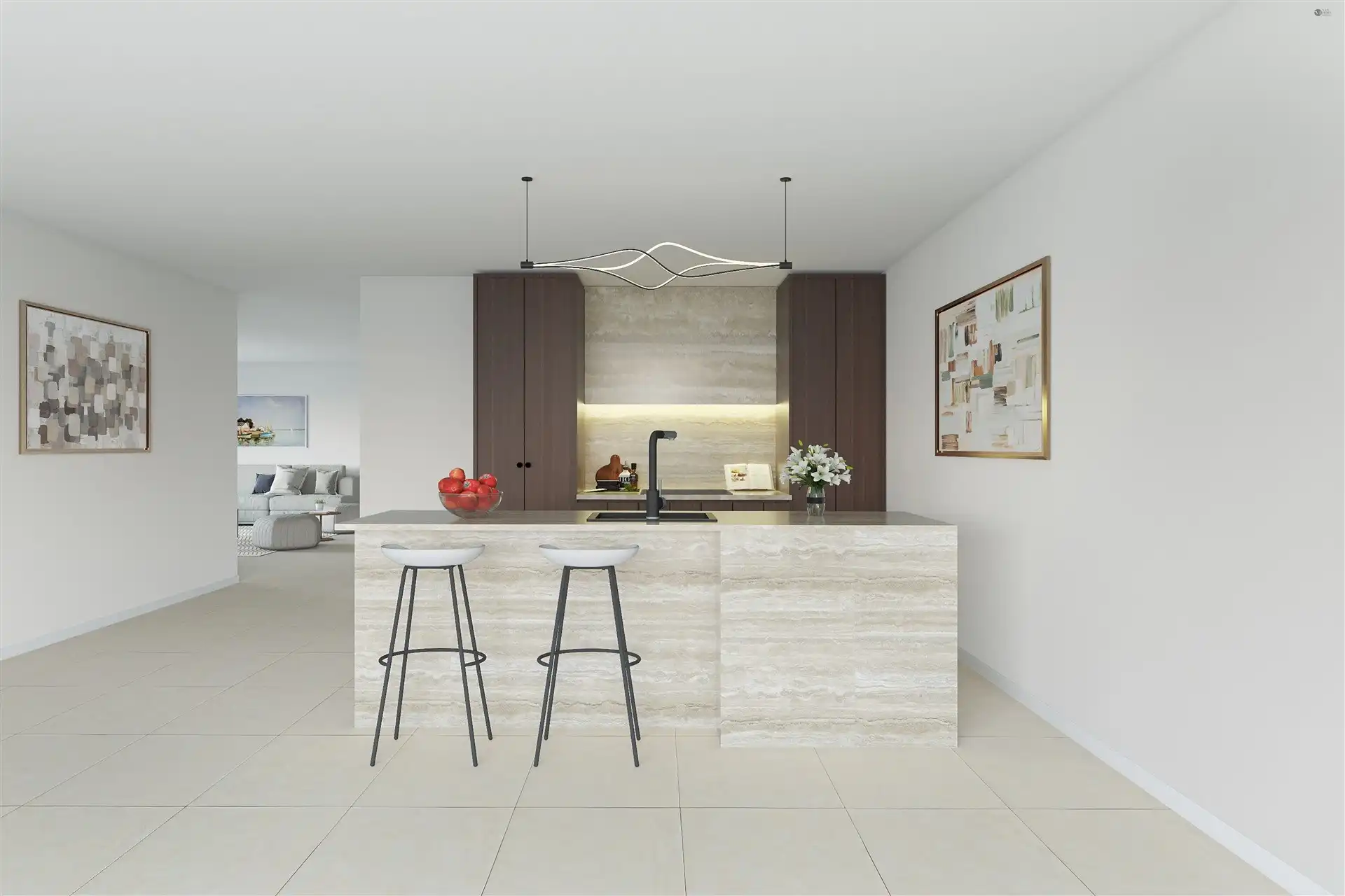 Riant penthouse appartement foto 6