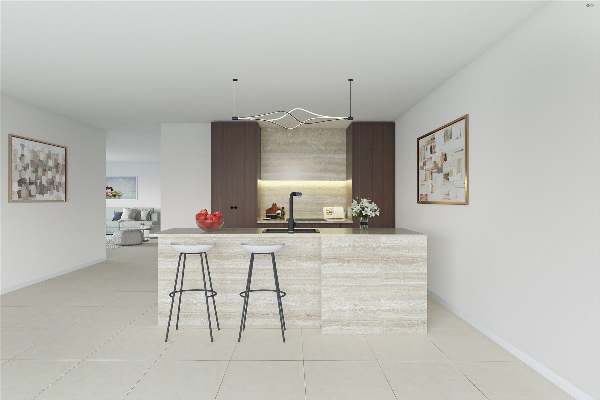 Riant penthouse appartement foto 6