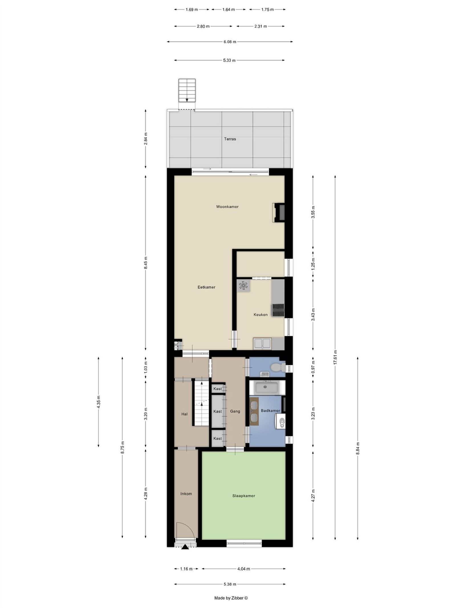 Charmante 3-gevelwoning (8a85) met mogelijkheid tot 5 slaapkamers te Halle foto 2