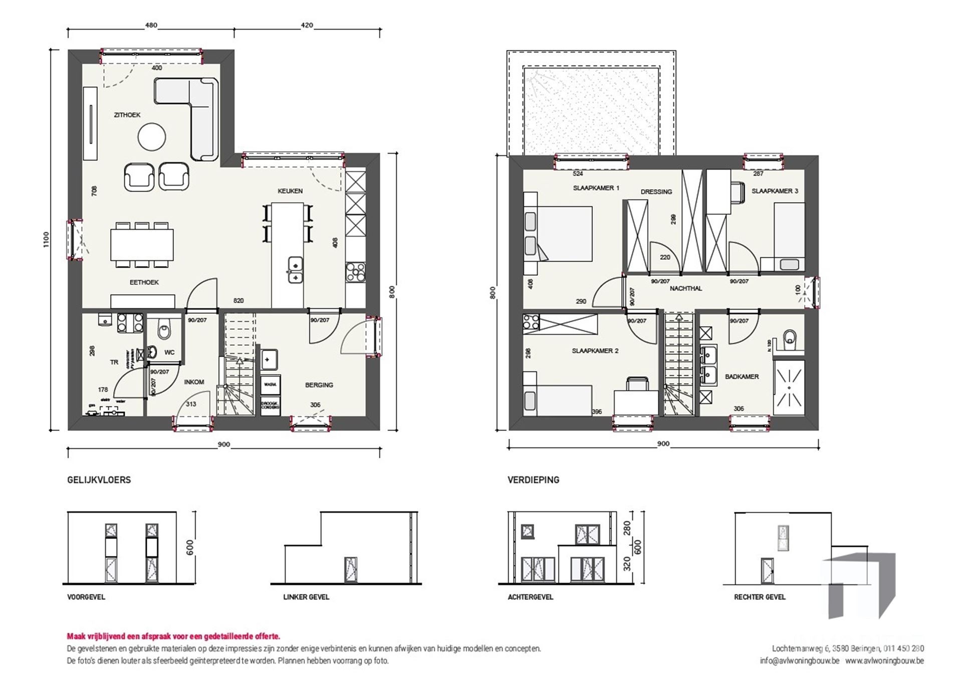 Nog te bouwen WONING op braakliggende bouwgrond op 7a25 foto 3