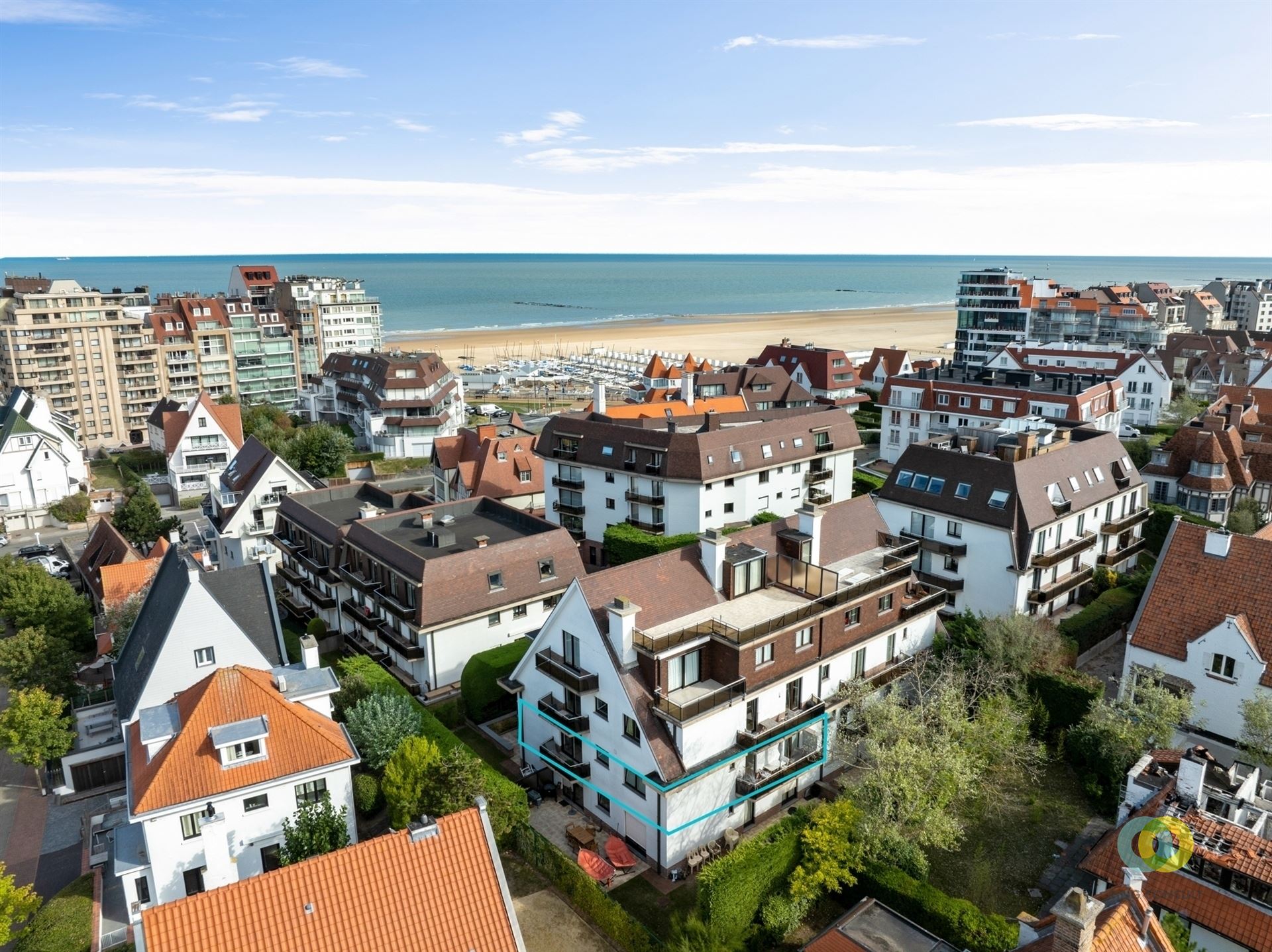 appartement met subtiel zeezicht en 3 terrassen foto 2
