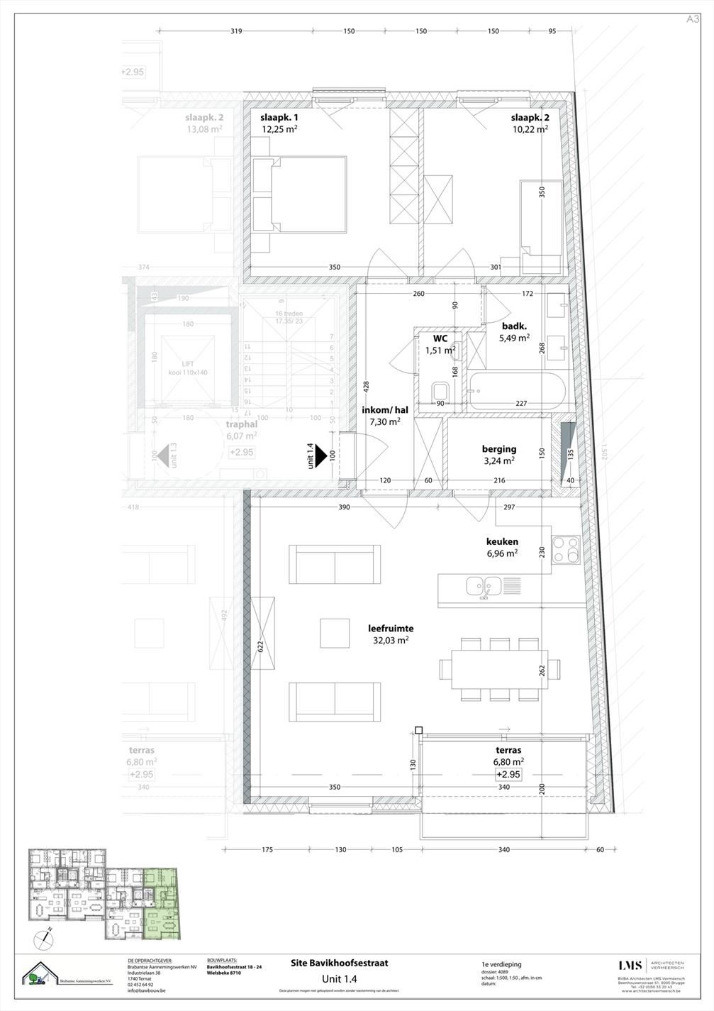 NIeuwbouwappartement in hartje Ooigem. foto 1