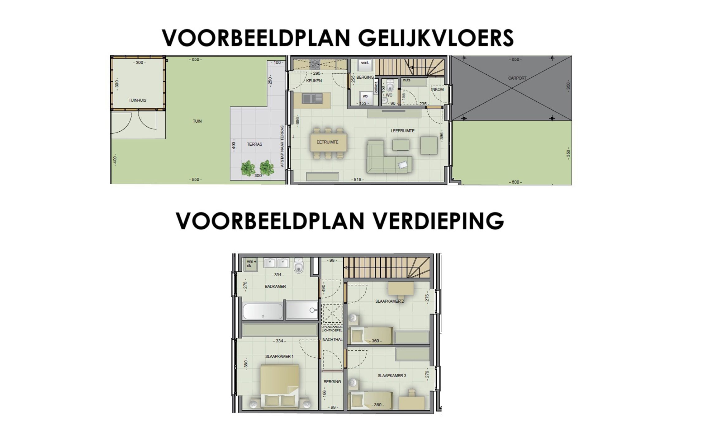 Woningen met 3 of 4 slpks en tuinen met bijgebouw en carport foto 13