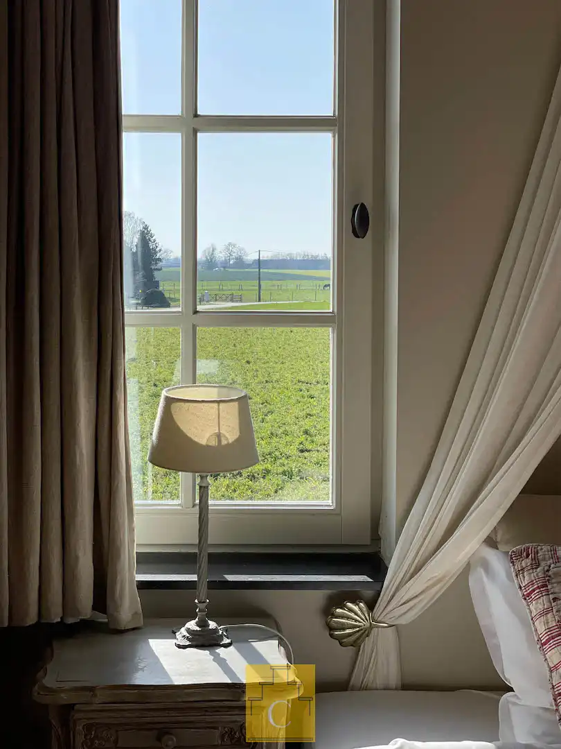 Idyllisch gelegen landgoed, voormalige hoeve, met karakterwoning, vakantieverblijf/boutique B & B met 6 vergunde kamers, parking en weide op circa 1 ha foto 19