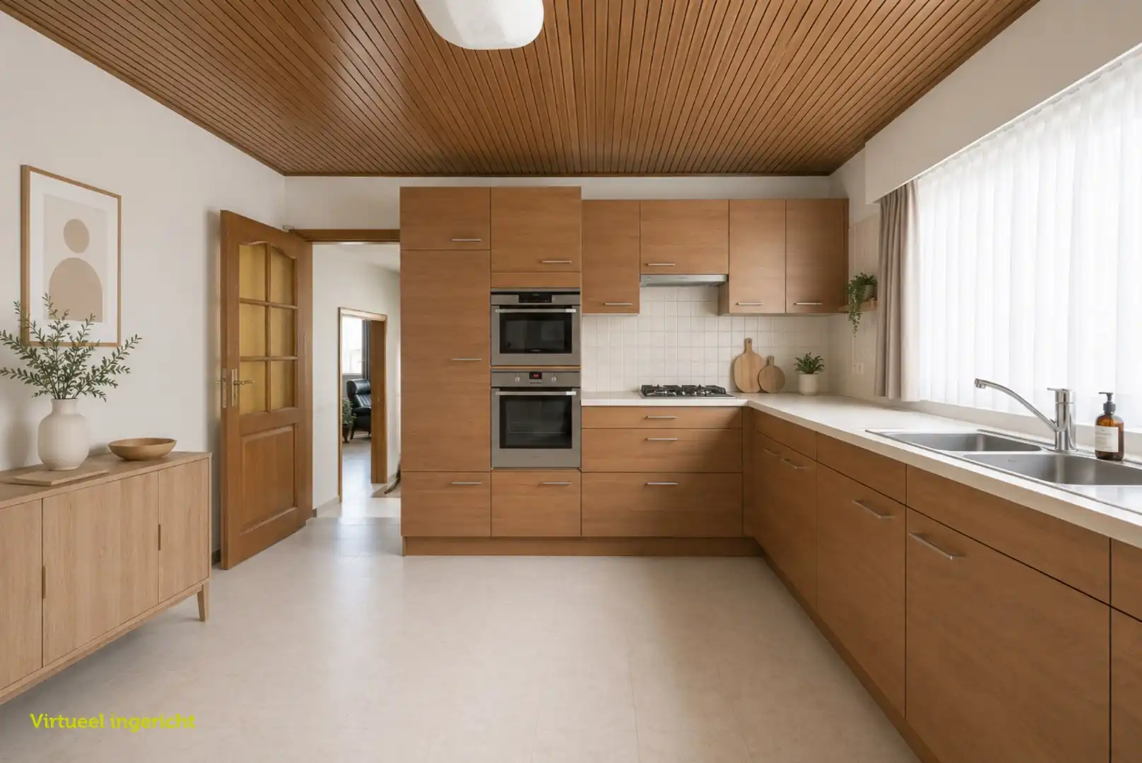 Te renoveren gelijkvloerse woning met  3slpk, garage, tuin op 1290m2 foto 11