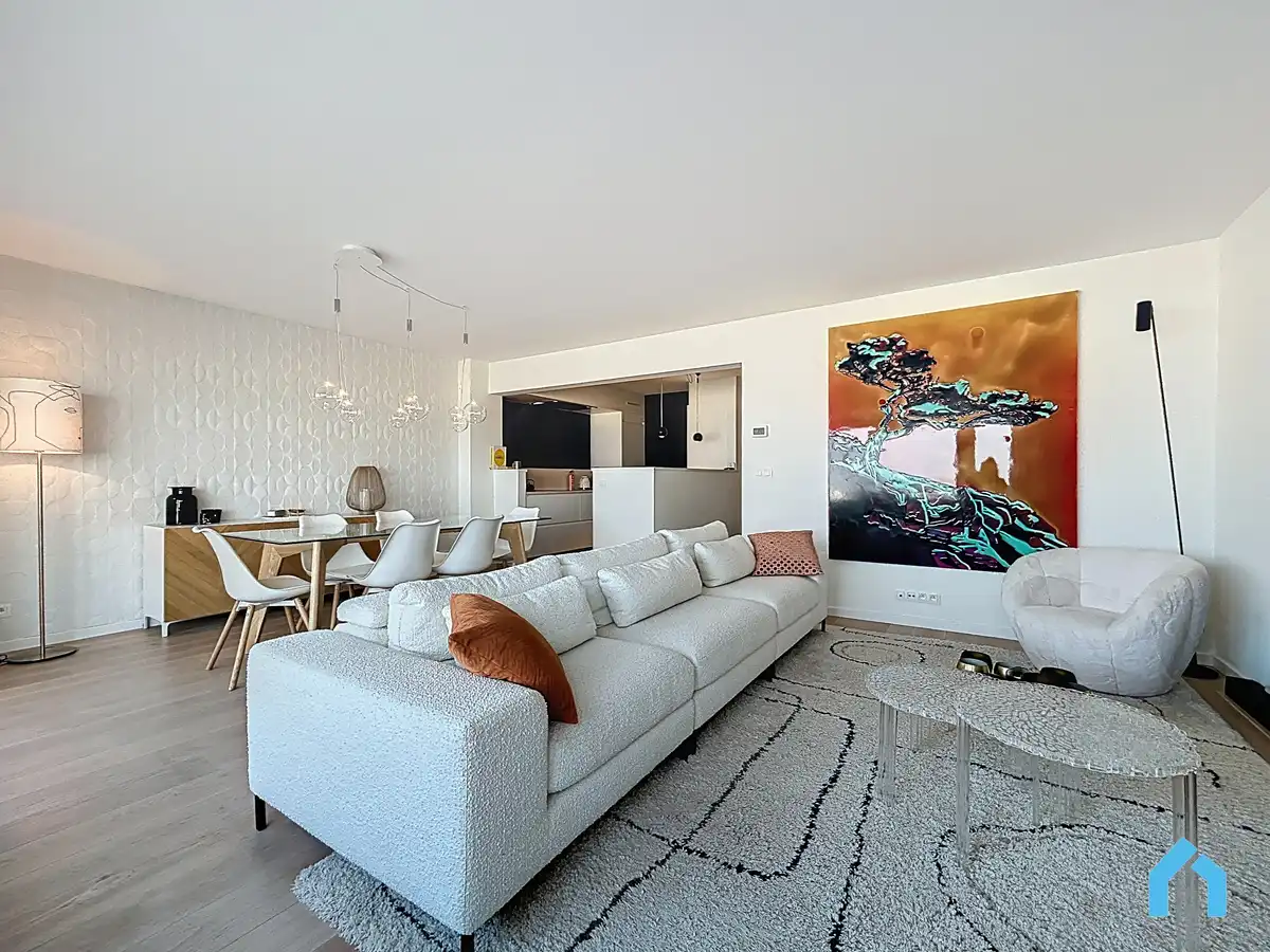 Luxe appartement met sublieme afwerking en frontaal zeezicht te huur! foto 7
