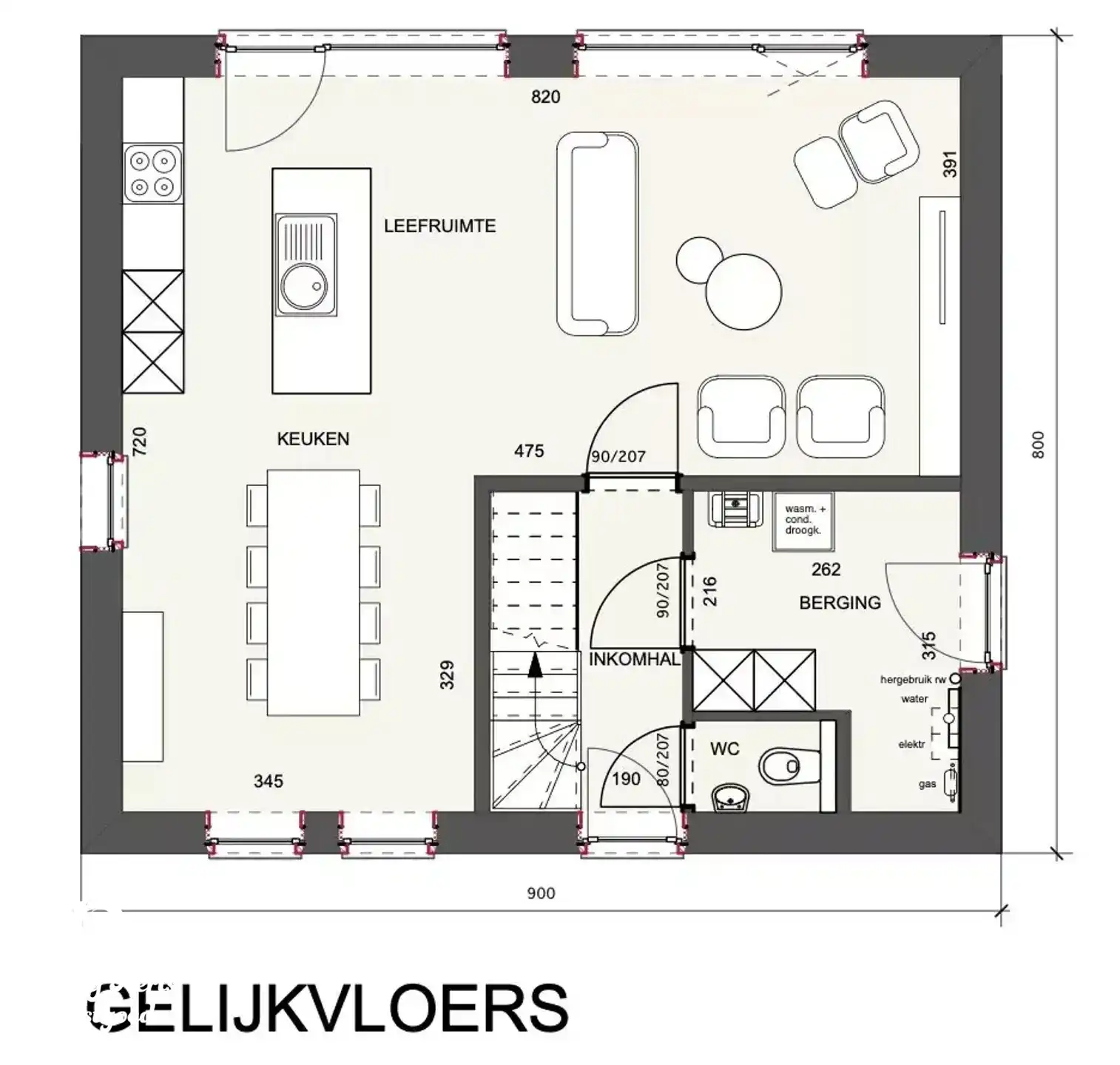 Bouwproject met woningvoorstel op perceel van 10a77ca foto 4