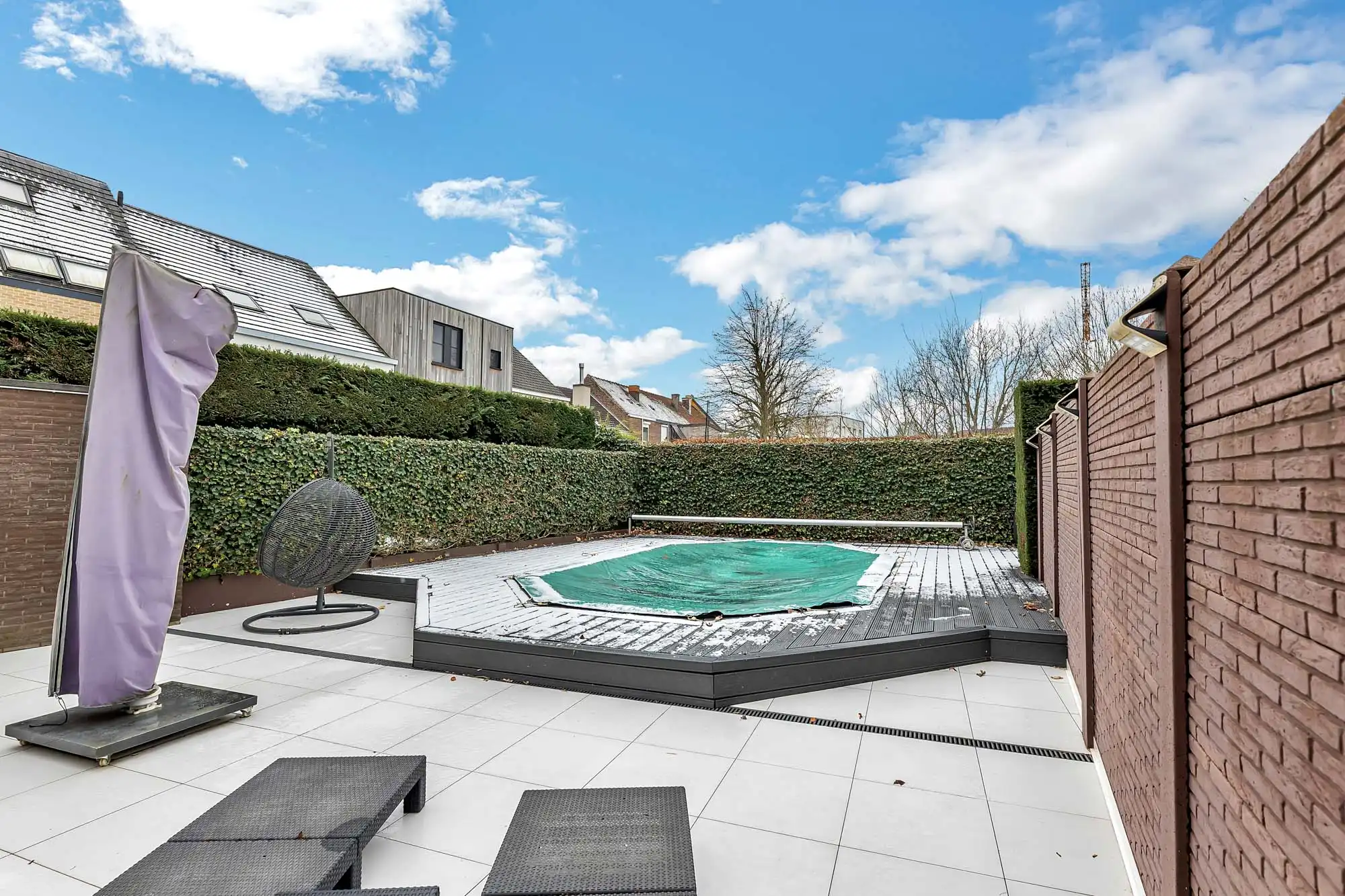 Woonst met 4 slpks en verwarmd zwembad in Erembodegem foto 10