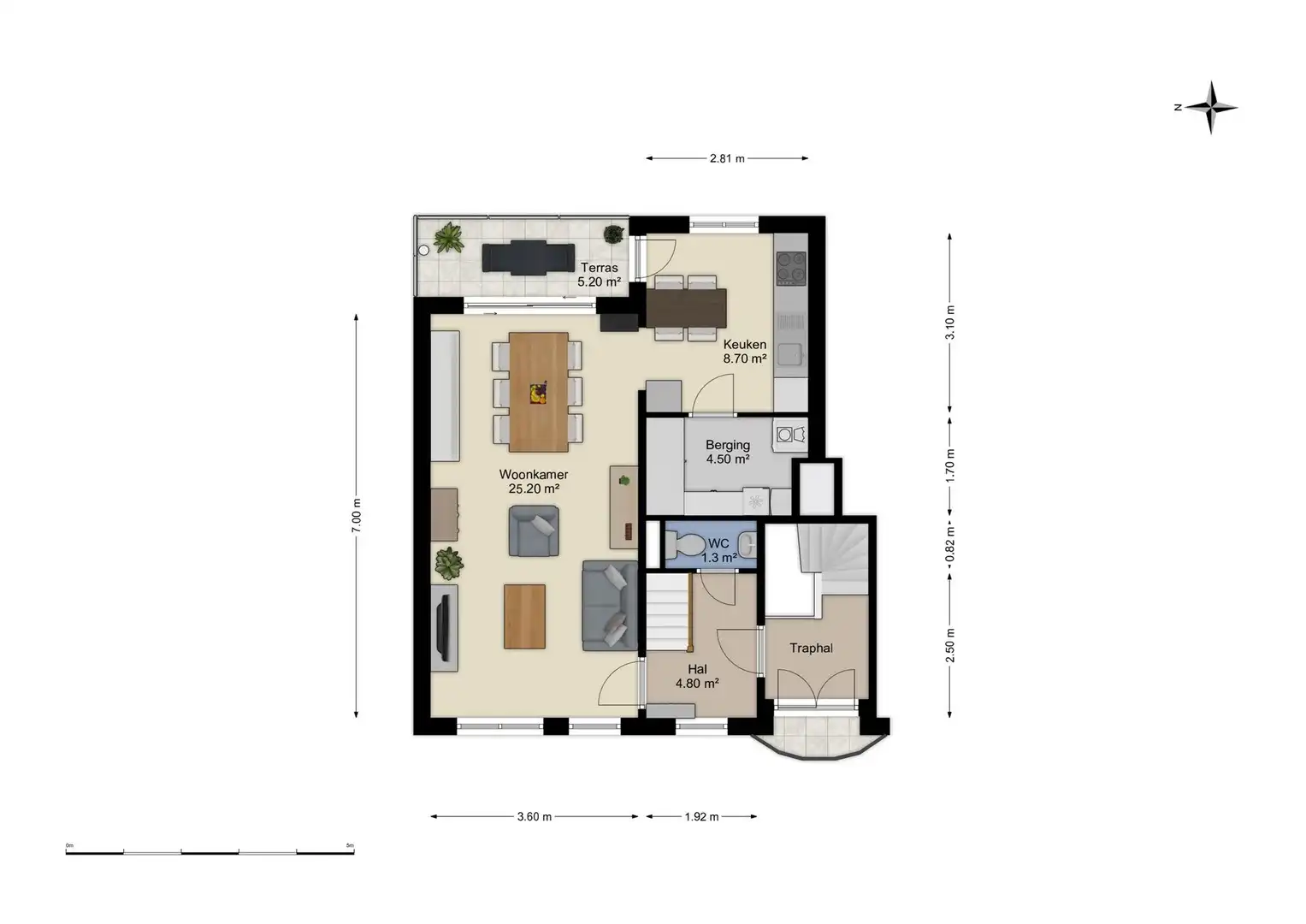 Instapklaar appartement met 3 slaapkamers, terras & zonnepanelen. foto 19