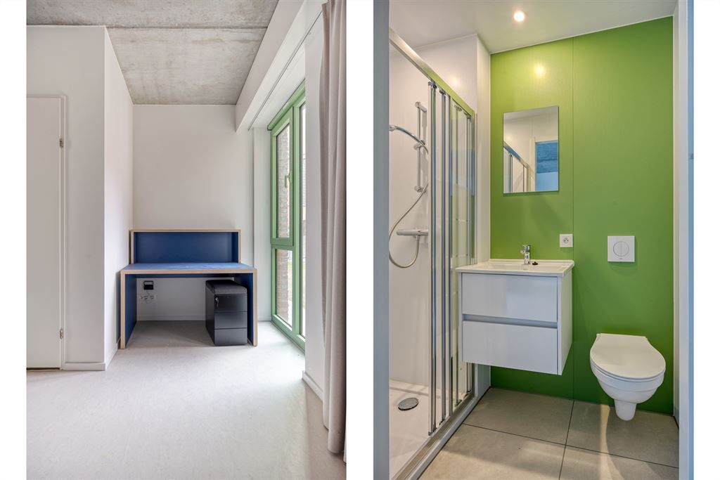 Ruime en moderne studentenkamer in nieuwe studentenresidentie foto 7