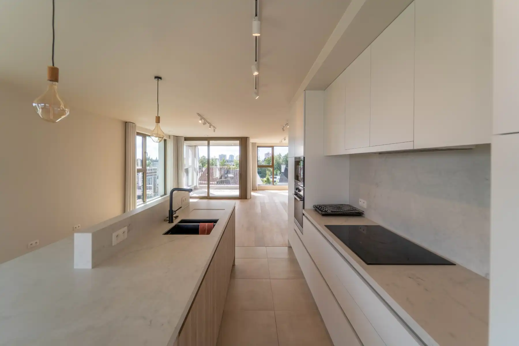 Exclusief nieuwbouw penthouse (205m²) met 2 grote terrassen op toplocatie in Gent. foto 14