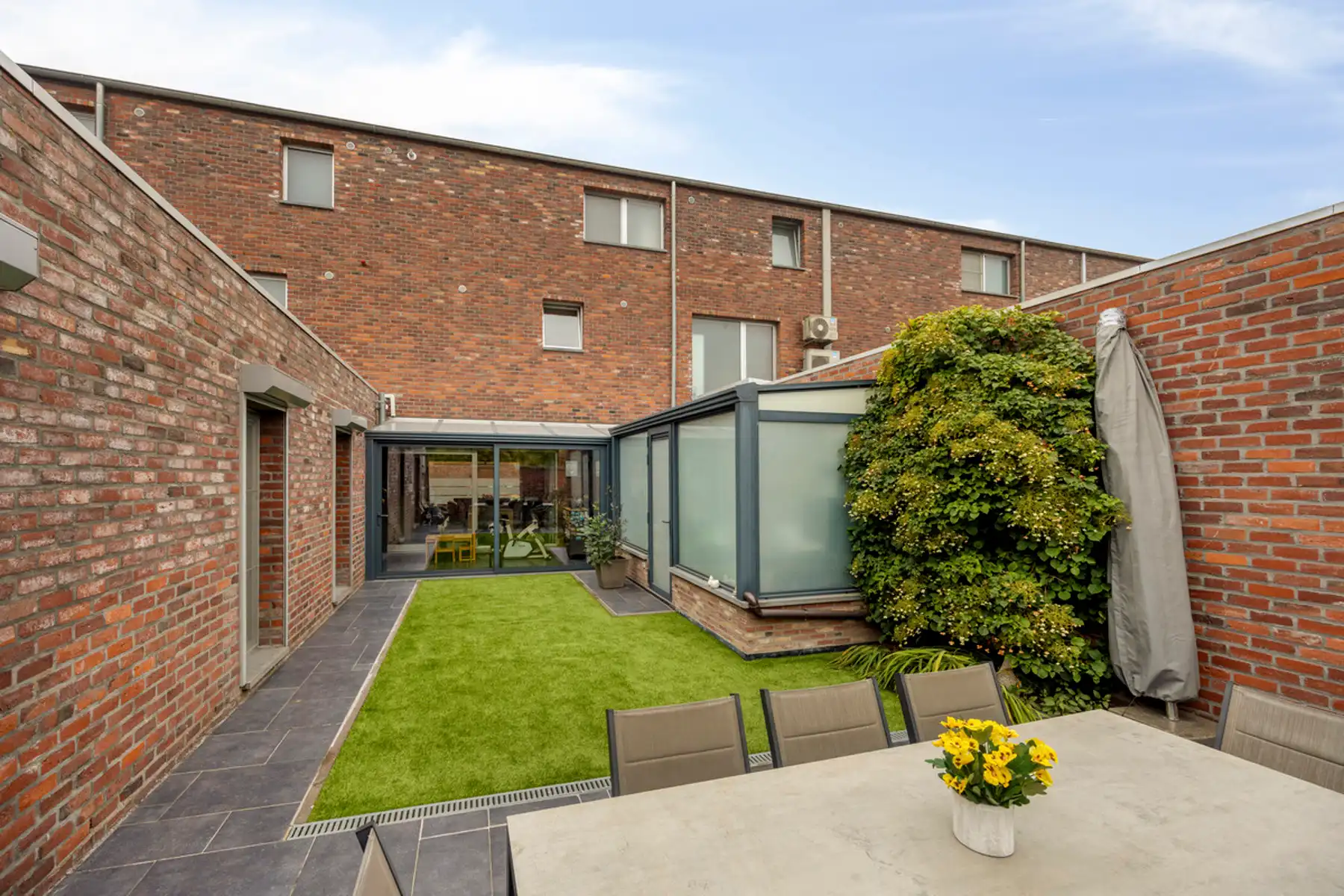Gelijkvloers app met 3 slpkmrs en leuke tuin in Elewijt city foto 20