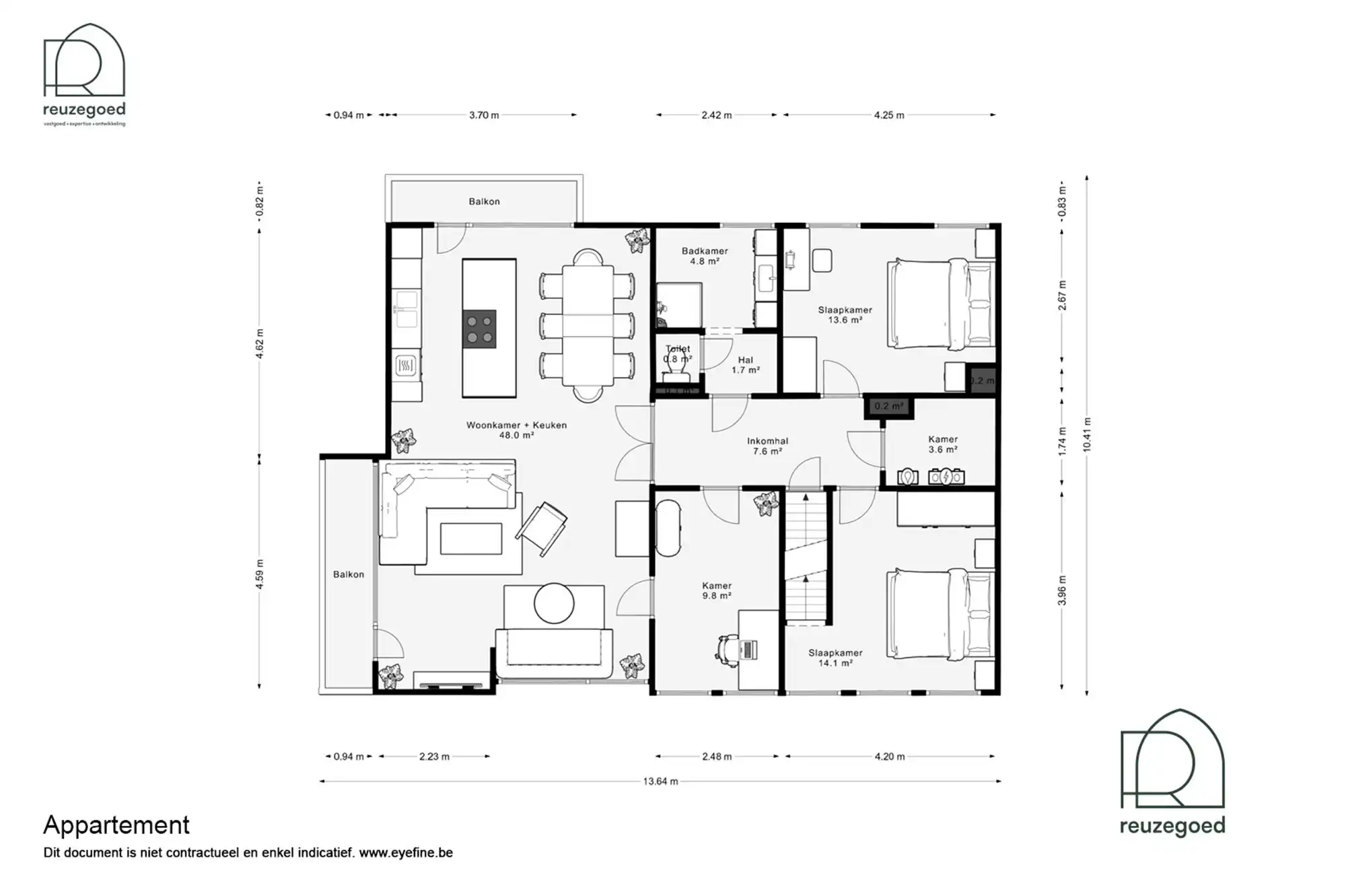 Exclusief gerenoveerd appartement in het groen van Bonheiden foto 22
