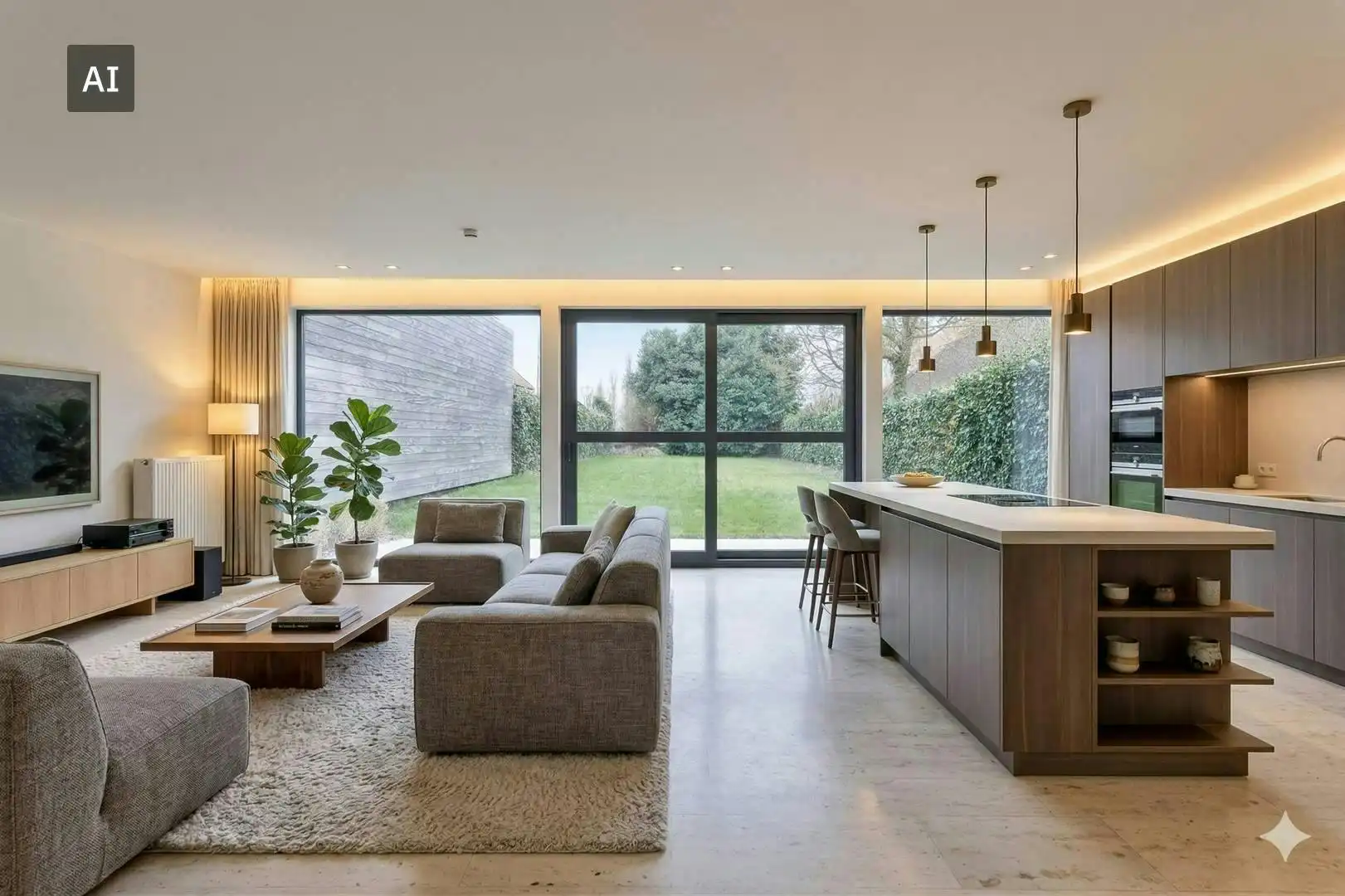 Half open woning met groene oase te koop in Bissegem foto {{pictureIndex}}