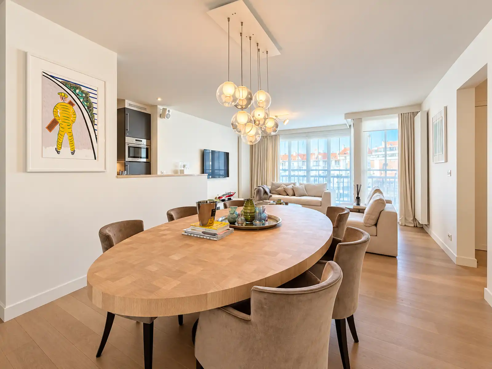 Prachtig appartement met westgericht terras in het Zoute foto 4