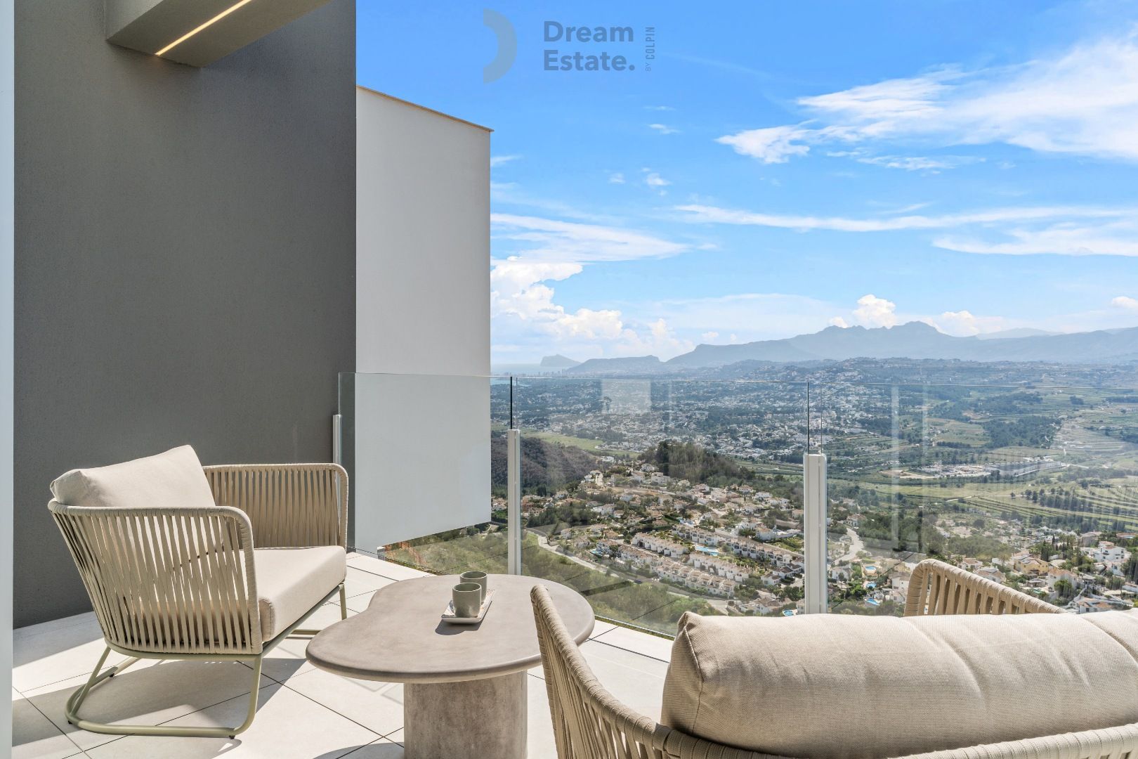 Exclusieve designvilla met panoramisch zeezicht in Cumbre del Sol, Waar architectuur, natuur en luxe samensmelten foto 4
