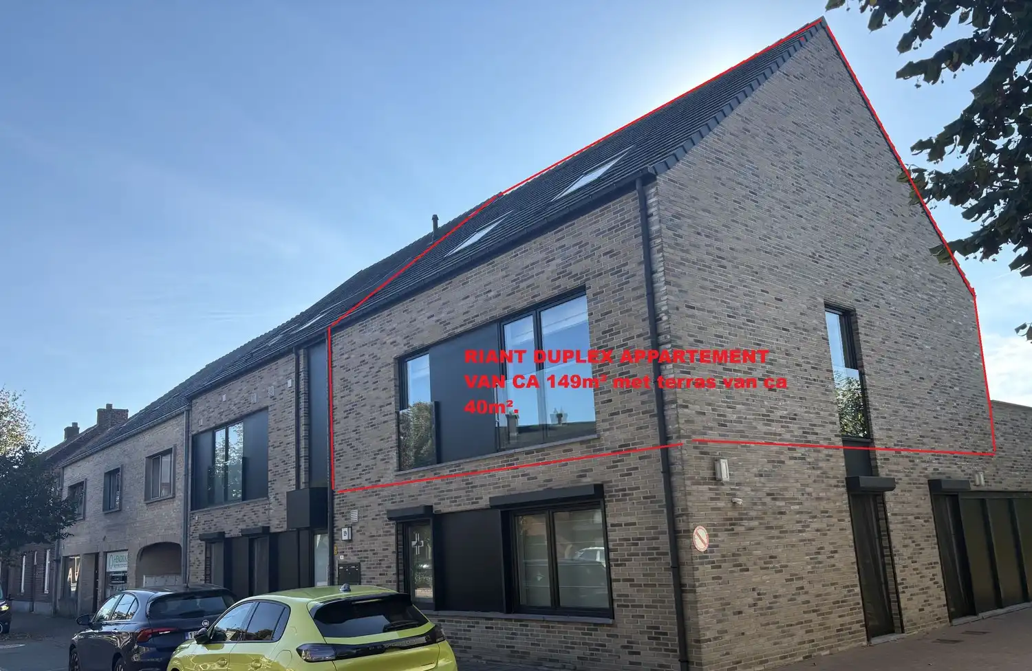 Ruim duplex appartement (ca 149m²) met mooi terras van ca 40m² foto 2