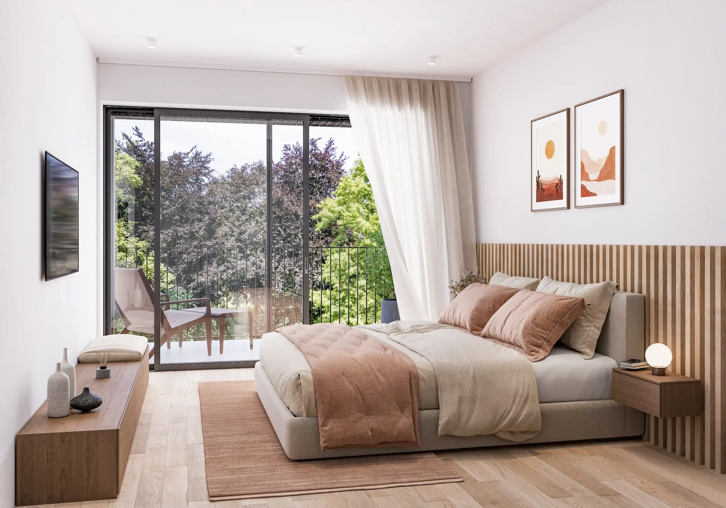 Ruim 3-slaapkamerappartement met terras van 35 m² foto 4