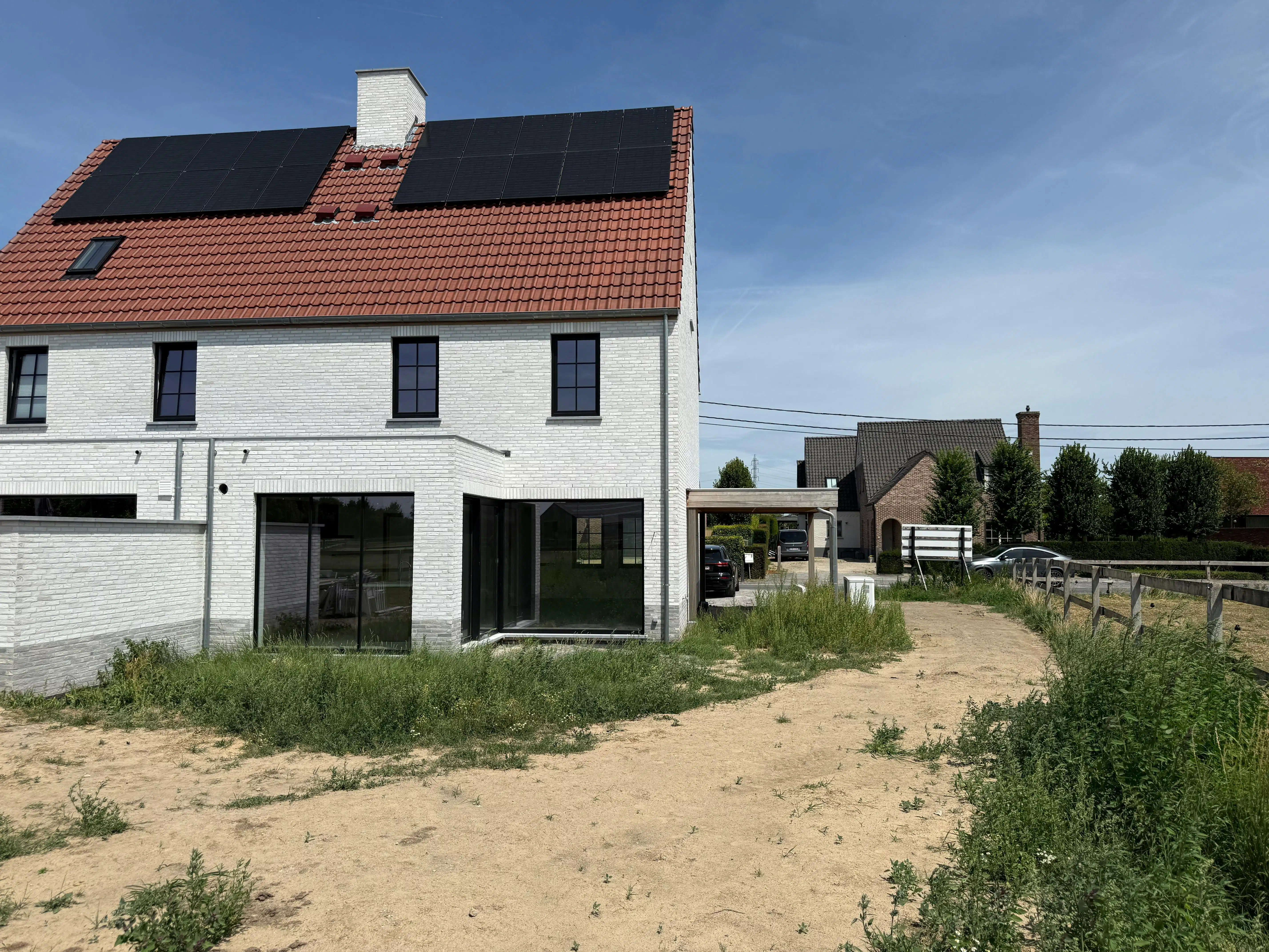 Landelijke nieuwbouwwoning met 3 kamers te koop in Avelgem foto {{pictureIndex}}