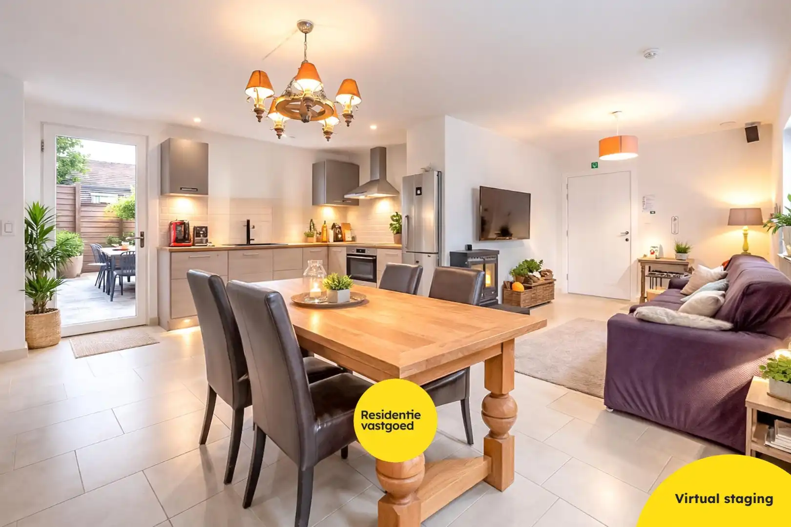 Instapklare halfopen bebouwing (2009) te Ramskapelle op 244 m². foto 3