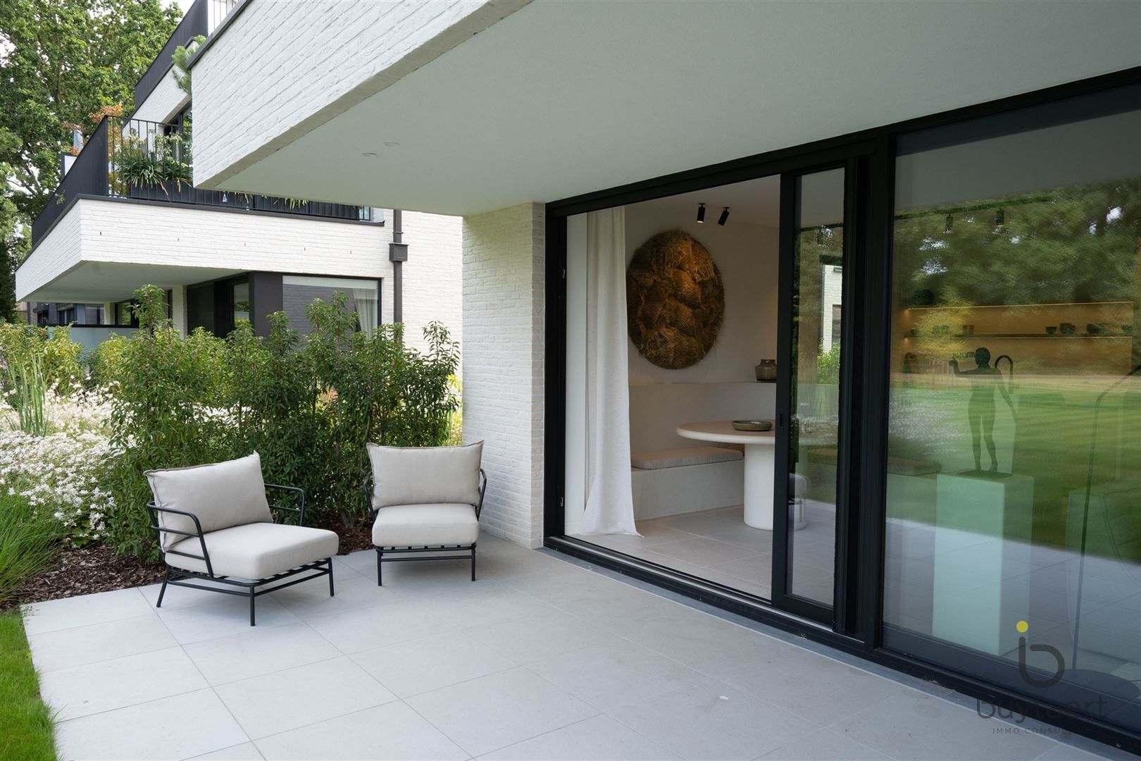 Knap gemeubeld gelijkvloers appartement te 's Gravenwezel met uizicht op natuurgebied! foto 56