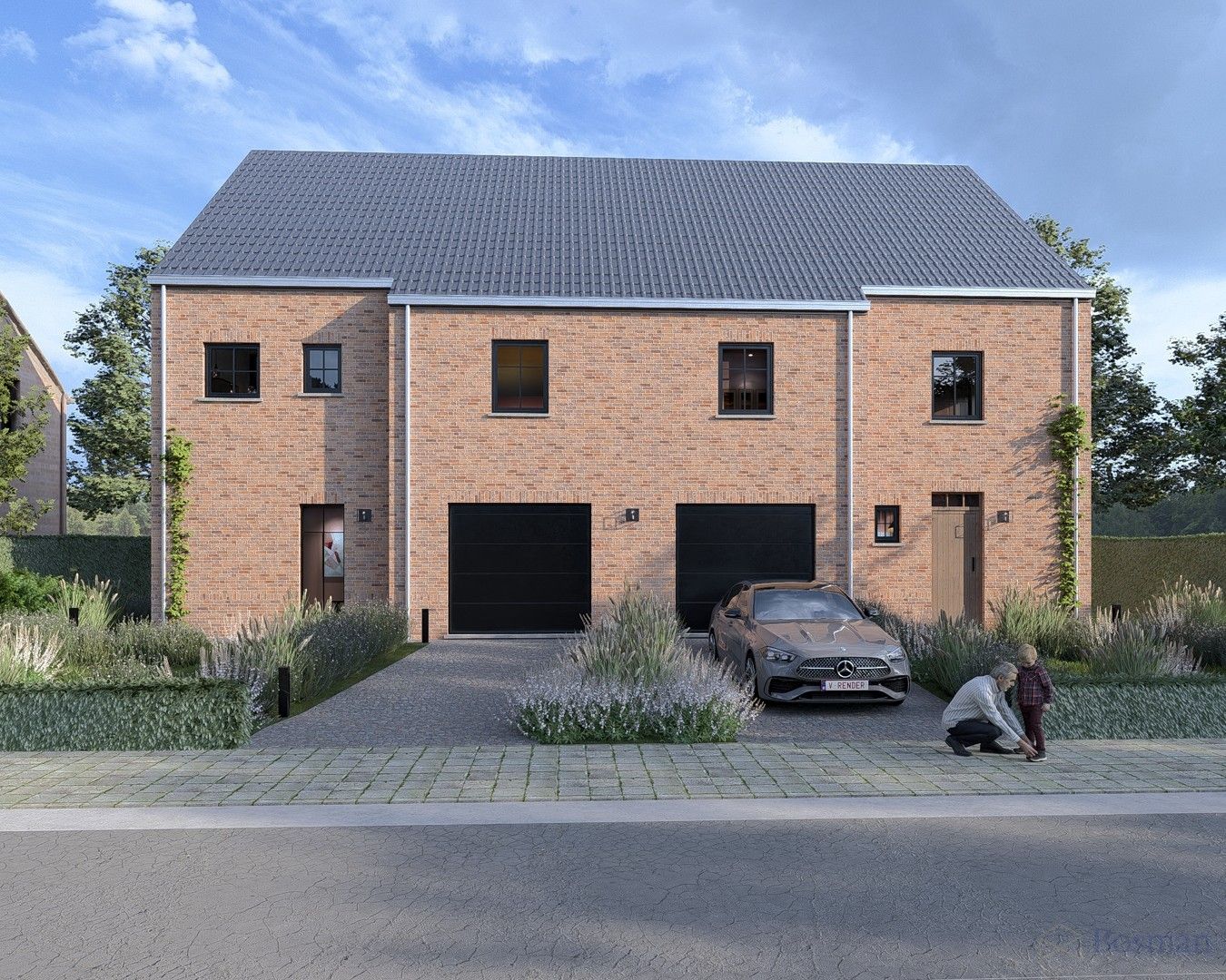 Landelijke halfopen nieuwbouwwoning te koop te Eindhout foto 2