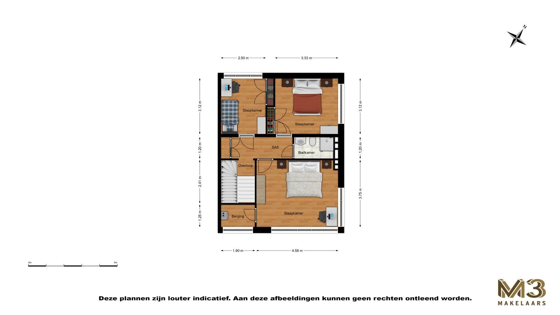 Ruime woning met 4 slaapkamers en 3 badkamers. foto 23