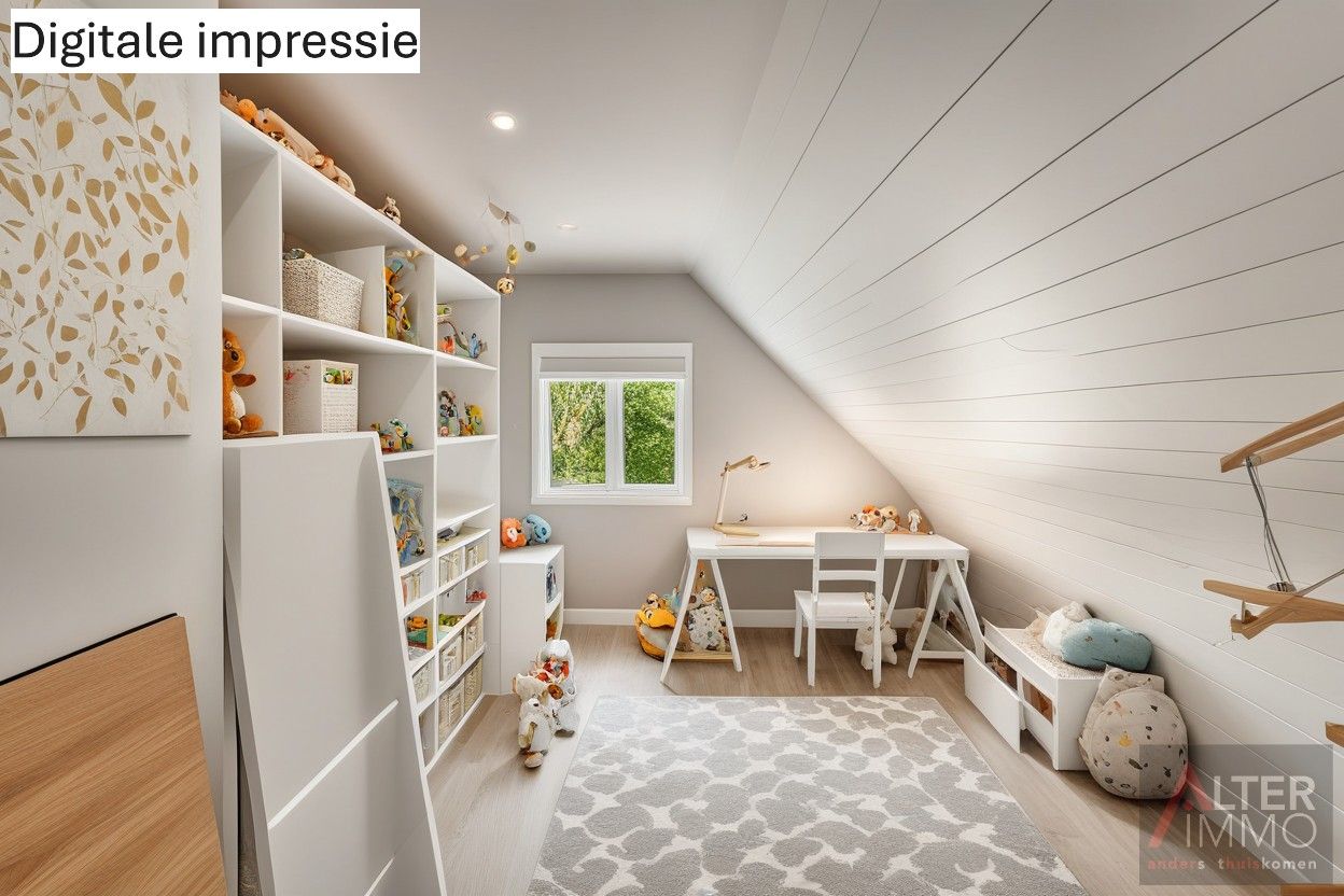 VERKOCHT! Instapklaar, gerenoveerd landhuis (205m2 NBO) met 3 slaapkamers, inpandige garage, zonnepanelen en een uitstekend EPC op een perceel van 8a 16ca - uitstekende ligging vlakbij Zolder centrum. foto 33