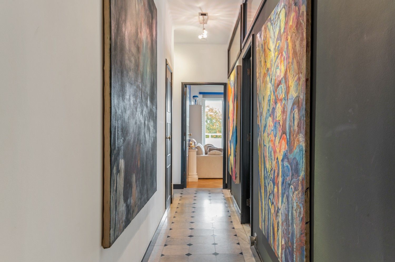 Uitzonderlijk art-deco penthouse met panoramisch uitzicht op het Albertpark foto 13