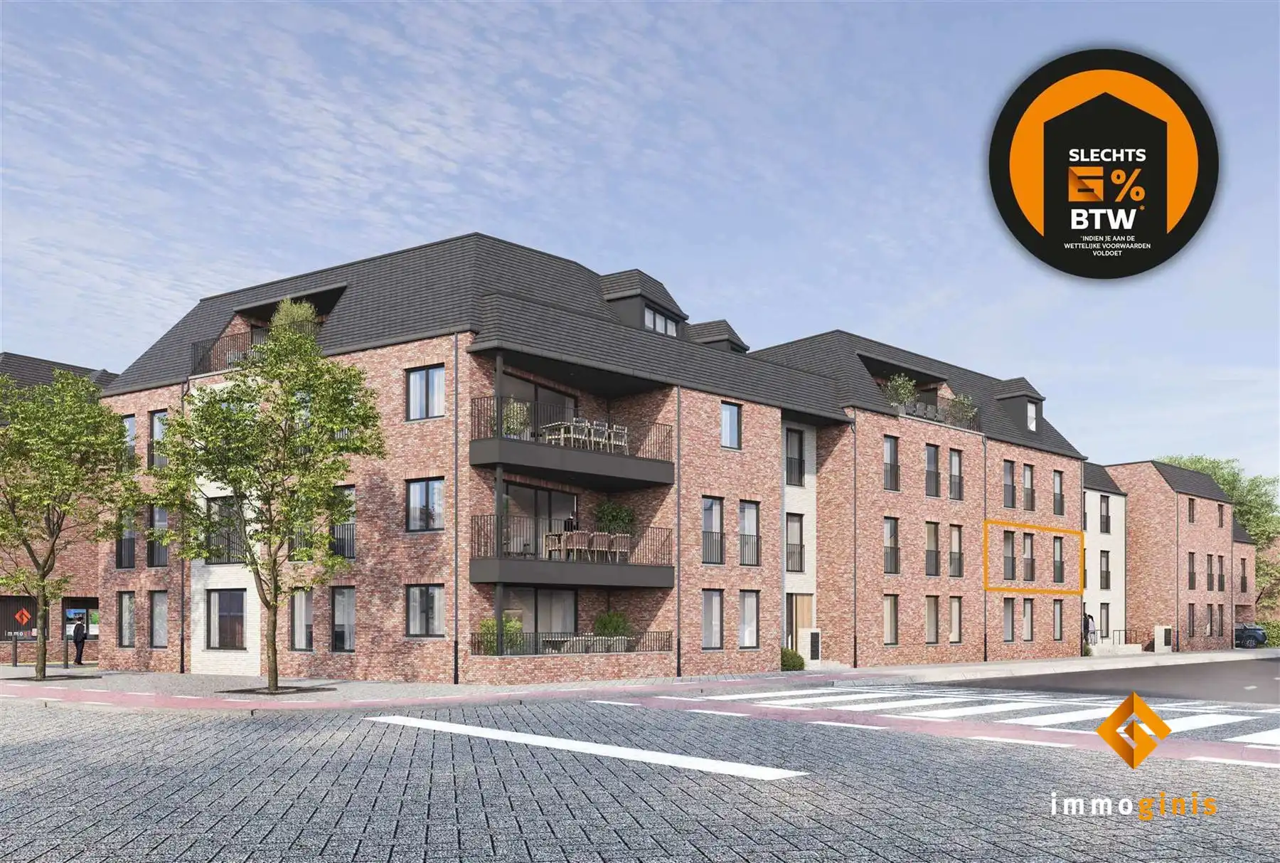 Appartement te koop Kettingbrugweg 1/A101 - 3950 KAULILLE