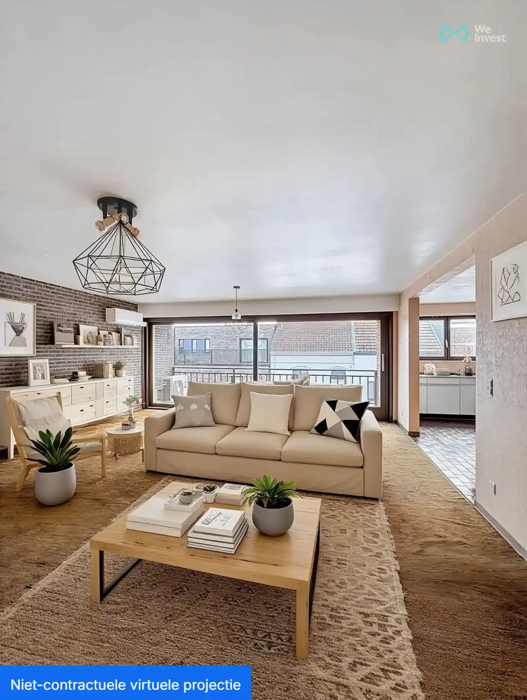 Appartement  met 2 slaapkamers, lift, terras en garage. foto 2