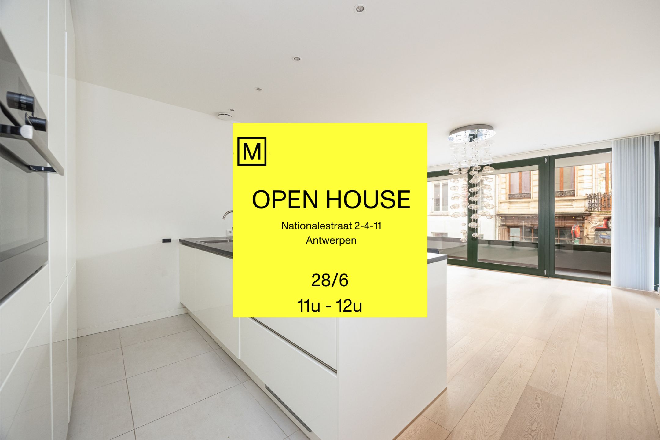 OPEN HOUSE 28/6 - Instapklaar 1-slaapkamer appartement foto {{pictureIndex}}