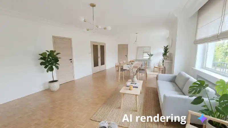 Ruim en lichtrijk 2-slaapkamerappartement met terras te koop in Sint-Michiels Brugge foto 4