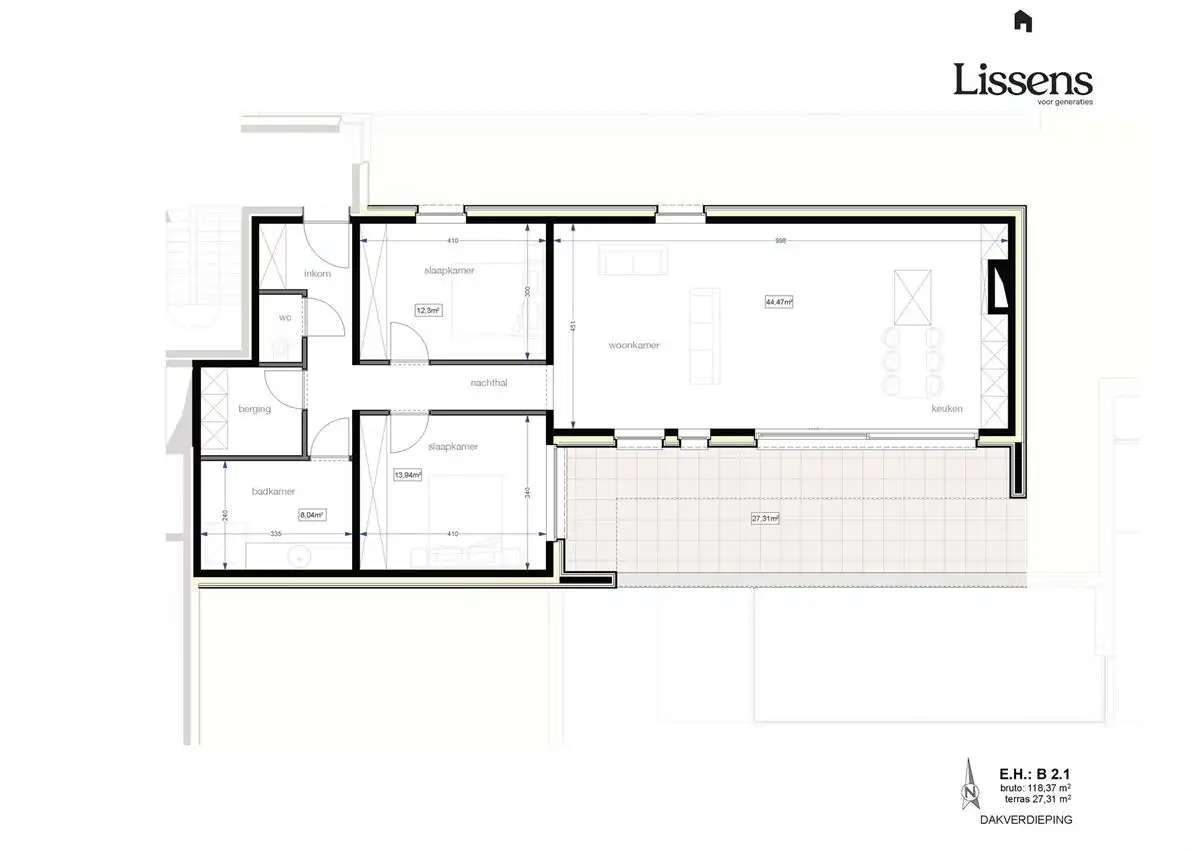 Exclusief penthouse met zicht op omliggend natuurschoon foto 2