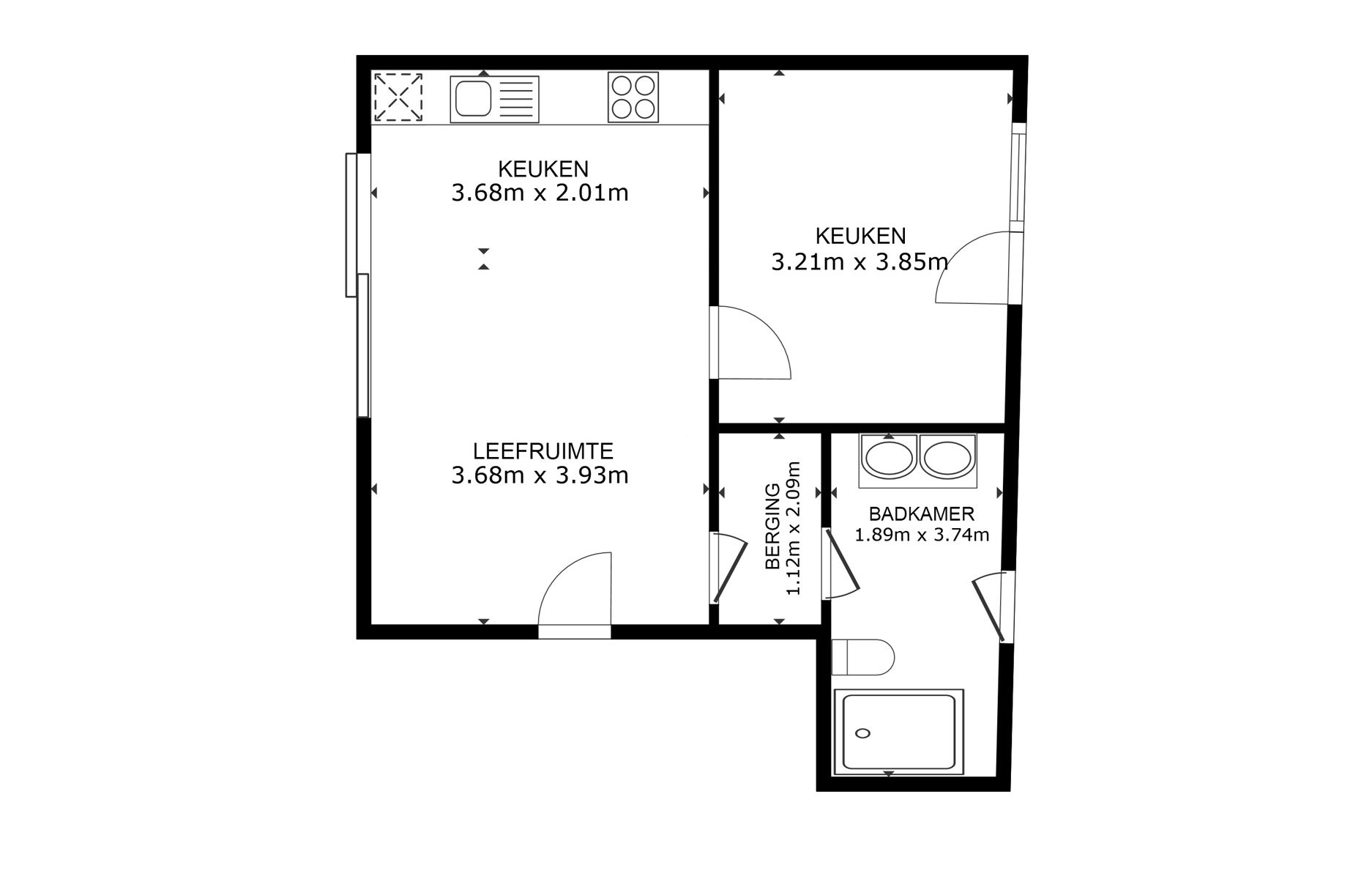 NIEUWBOUW - 1 slaapkamerappartement met zonnig terras foto 11
