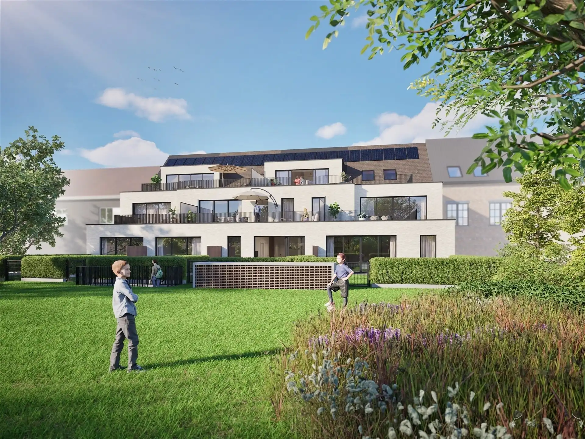 Luxueus energiezuinig gelijkvloers nieuwbouw appartement met privé tuin en terras foto 5