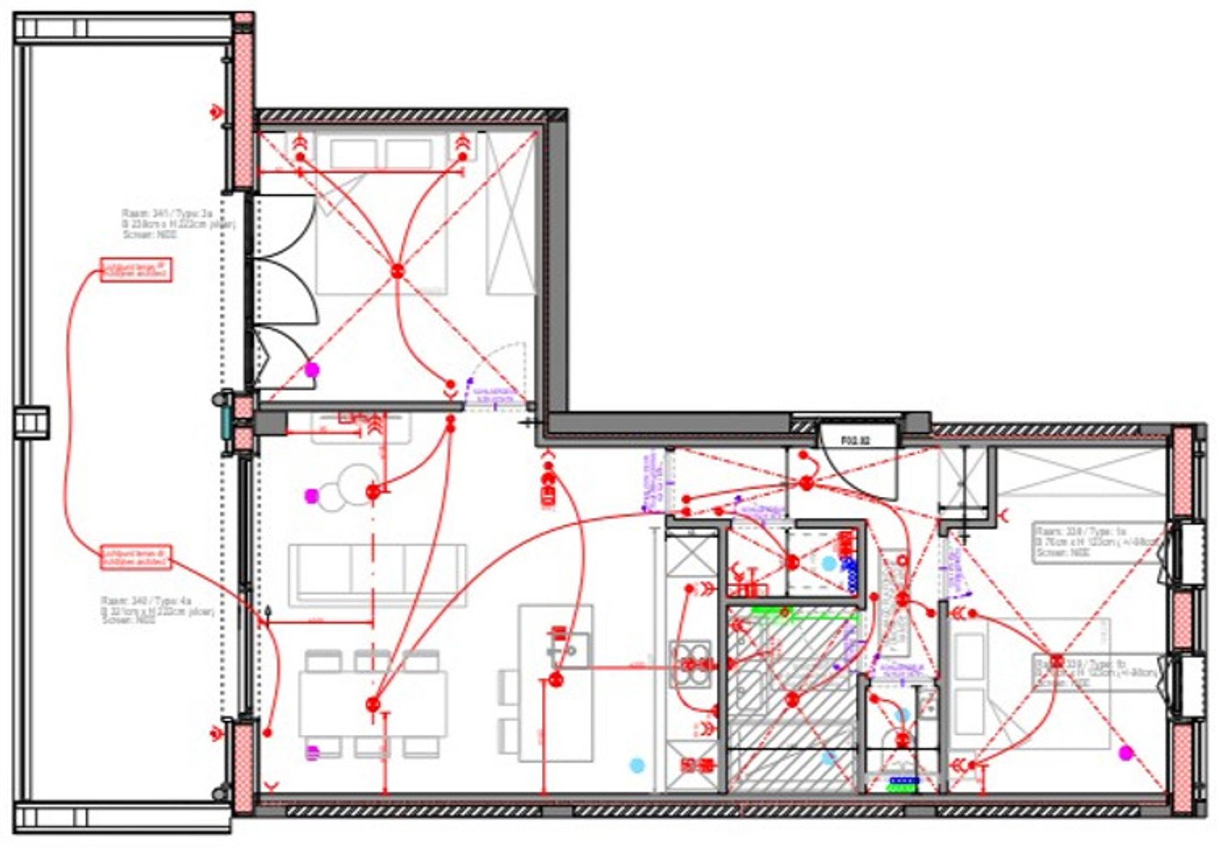 Gemeubeld 2 slpk (of 1 bureau) app. met mooi terrras foto 12