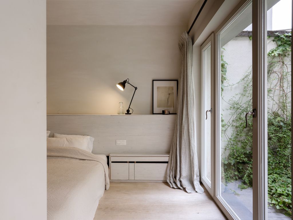 Wabi Sabi naar de hand van architect Tatsuro Miki. Exclusief 1 slpk-appartement met ruim en groen terras in een prestigieus gebouw te Centrum Gent. foto 5