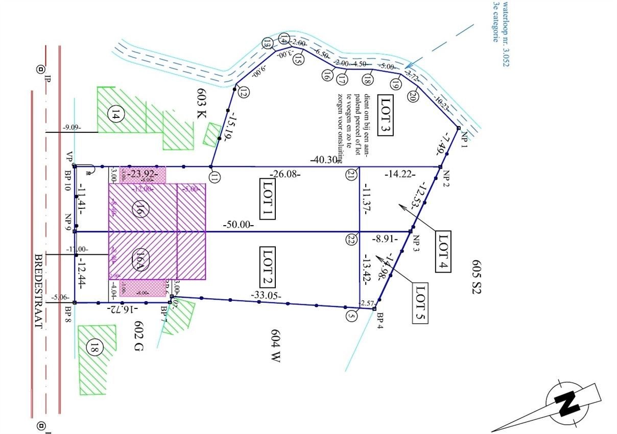 Bouwgrond 699 m² voor HOB - Zgerichte tuin foto 5