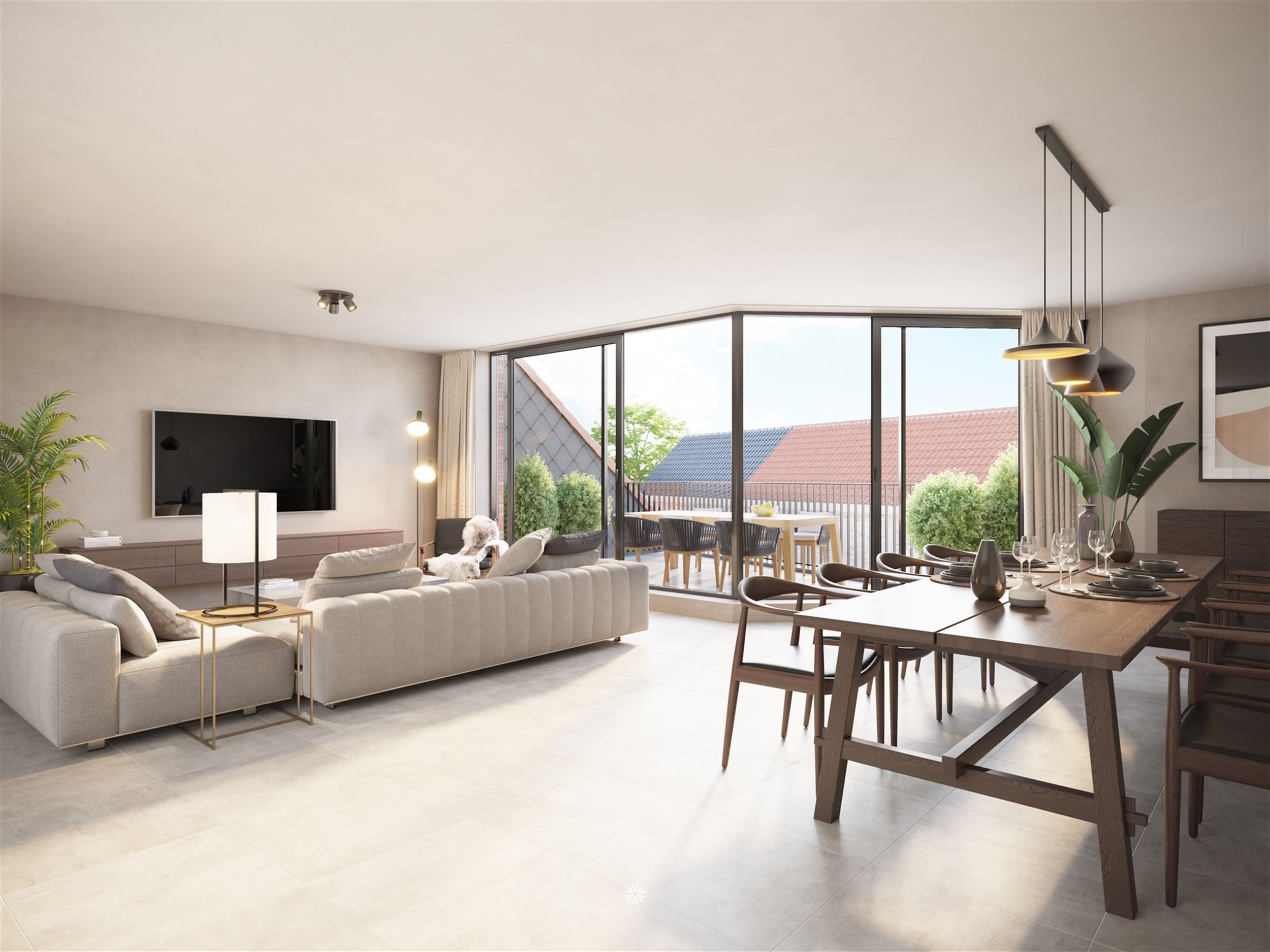 Ruim nieuwbouw appartement met terras in Sint-Niklaas (6% BTW mogelijk) foto 8