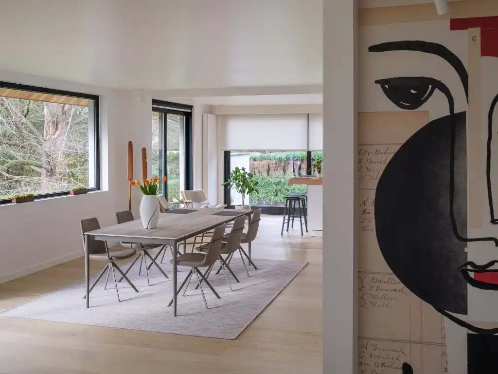 Sint-Martens-Latem – Bijzonder ruime en energiezuinige villa met woon-/werkmogelijkheid vlakbij het dorpscentrum. foto 7