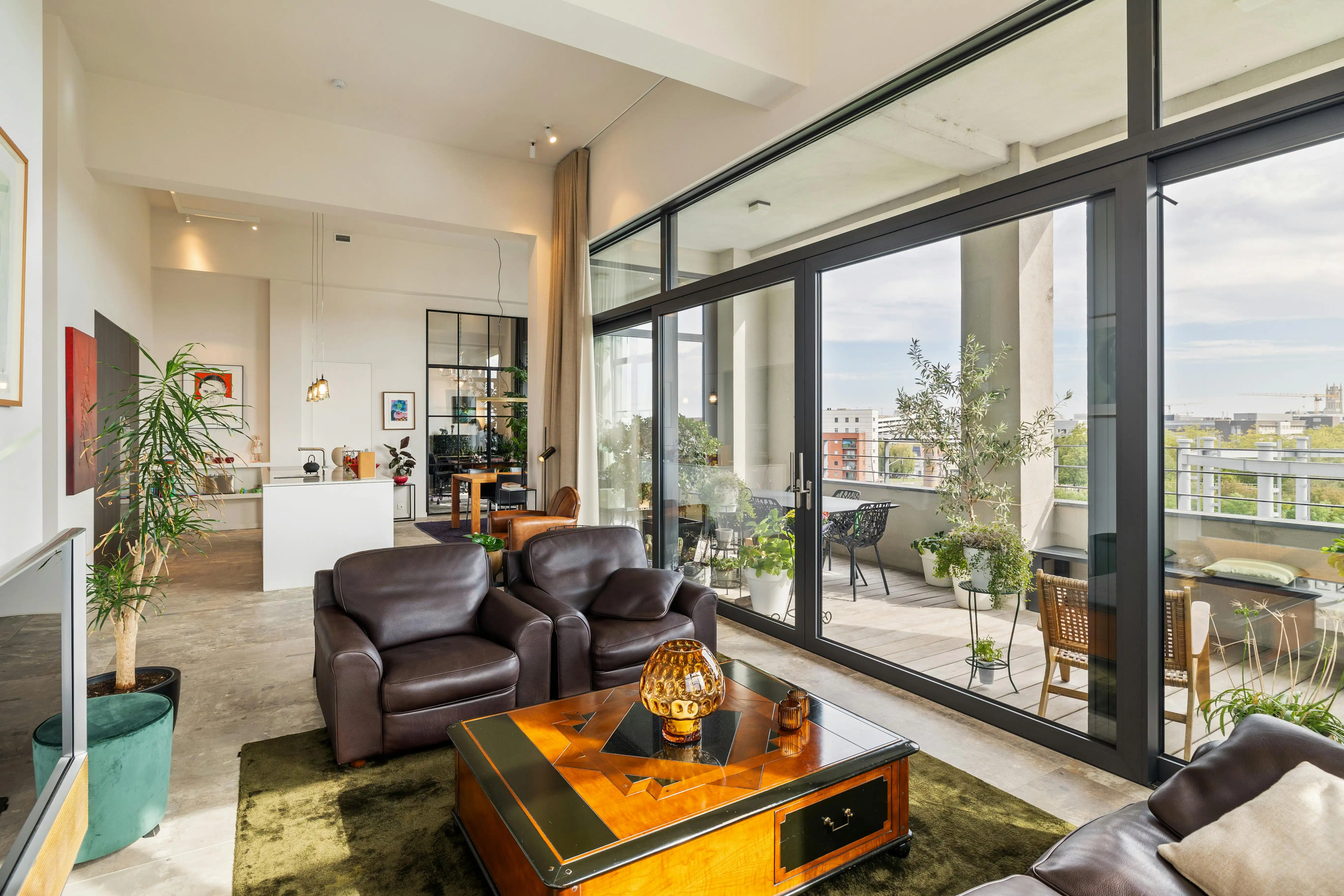Luxe appartement met zicht op de torens te koop te Gent foto 5