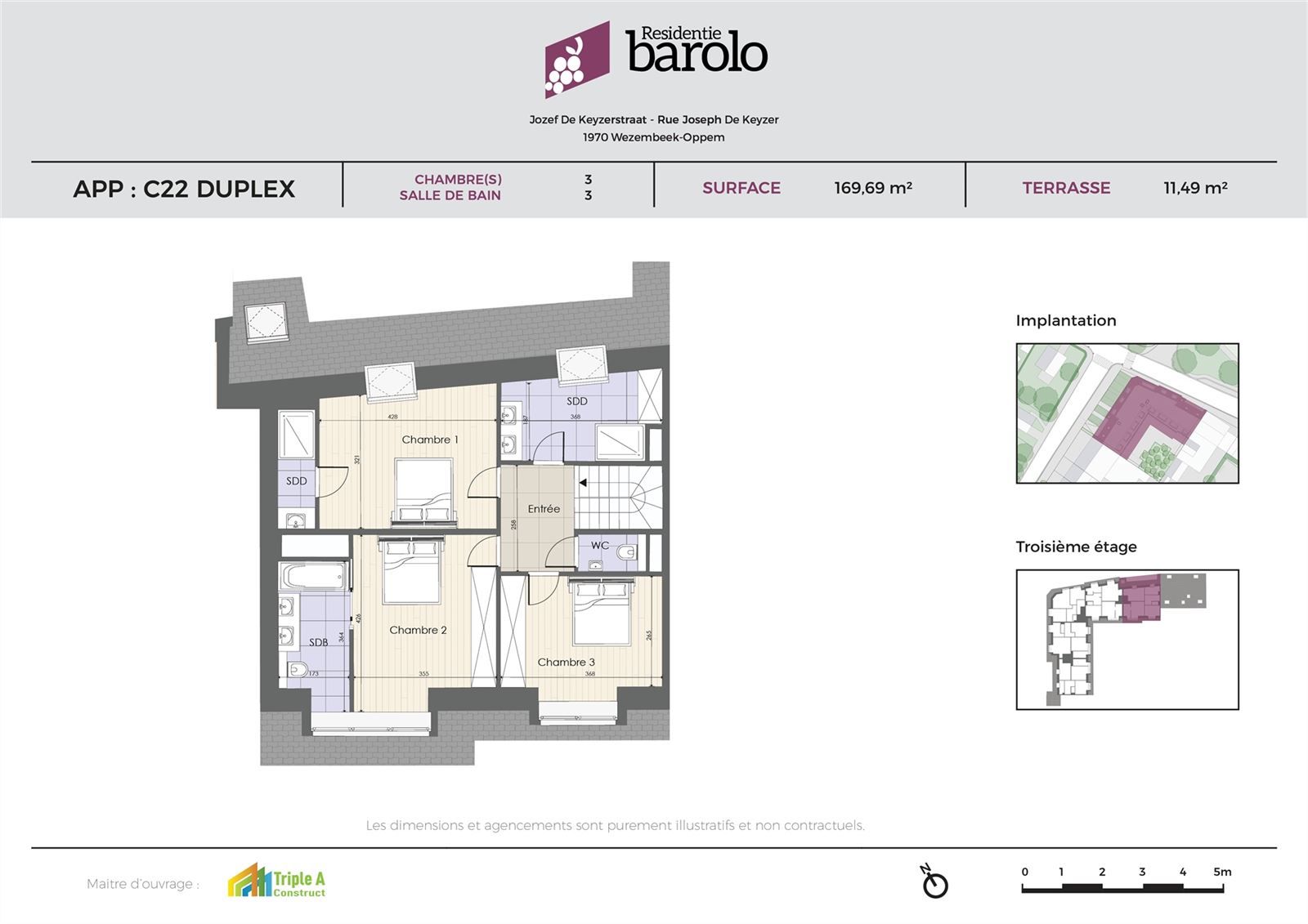 Ruim nieuwbouw duplex gelegen op de tweede verdieping met zuidgericht terras.  foto 5