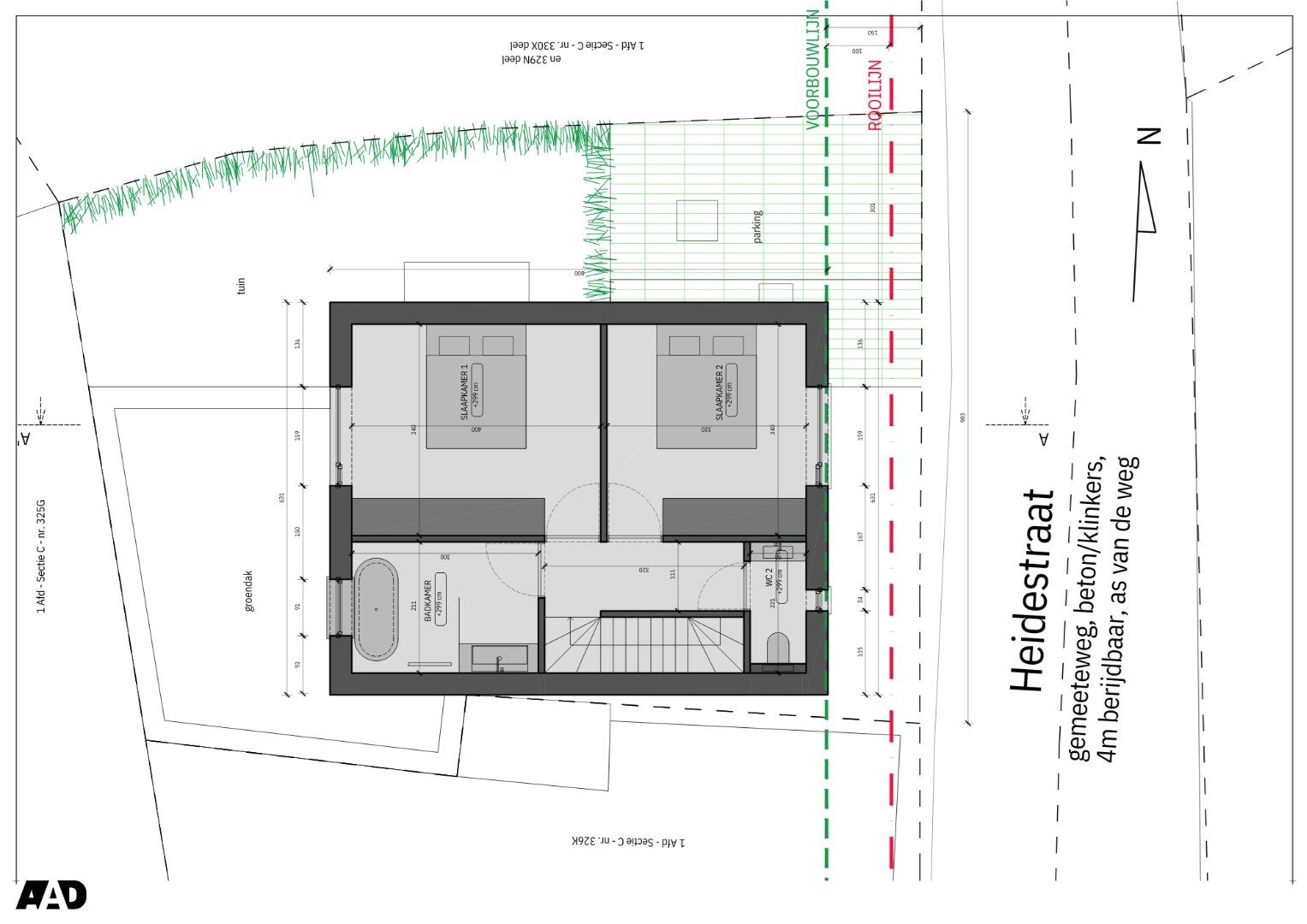 Bouwgrond voor HOB in residentiële woonwijk foto 2