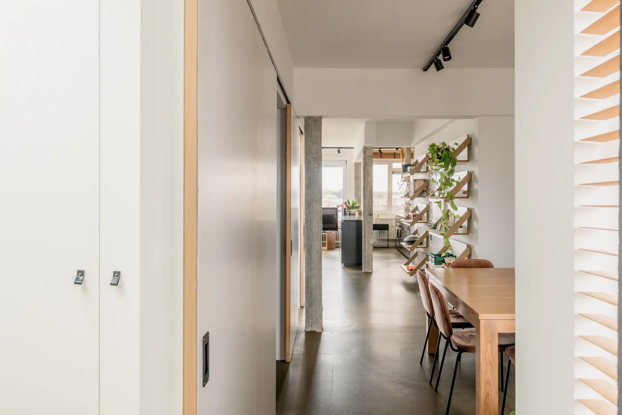 Een architecturaal penthouse met zicht op groene kruinen en het Koninklijk Museum van Schone Kunsten foto 9