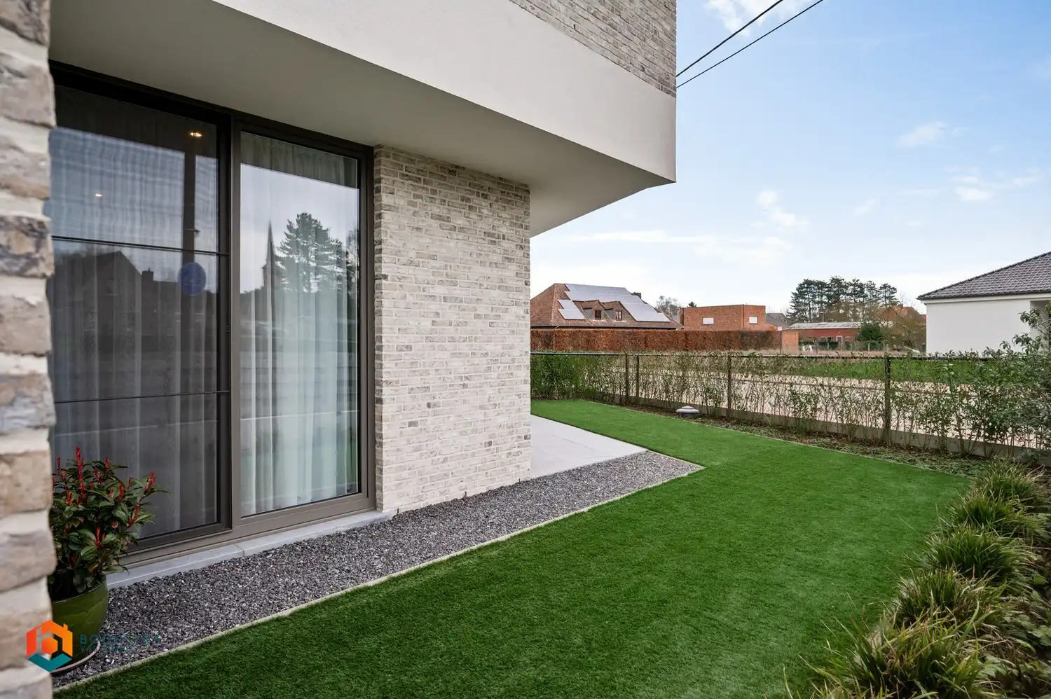 Ruim, energiezuinig gelijkvloers appartement met 2 slaapkamers en tuin foto 26