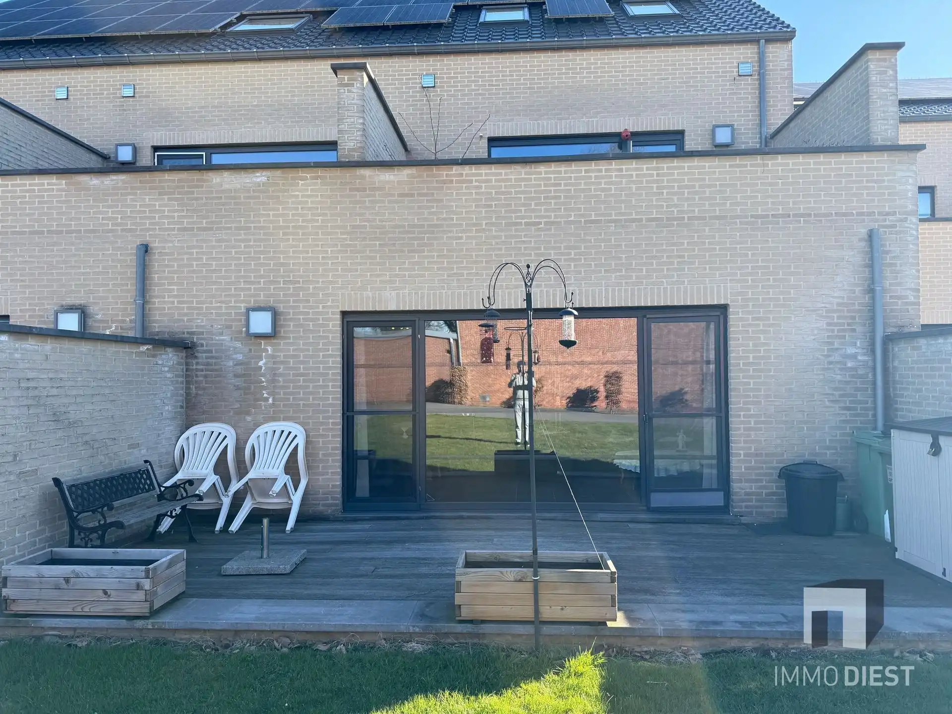 Gelijkvloers appartement met 2 slaapkamers en ruim terras foto 12